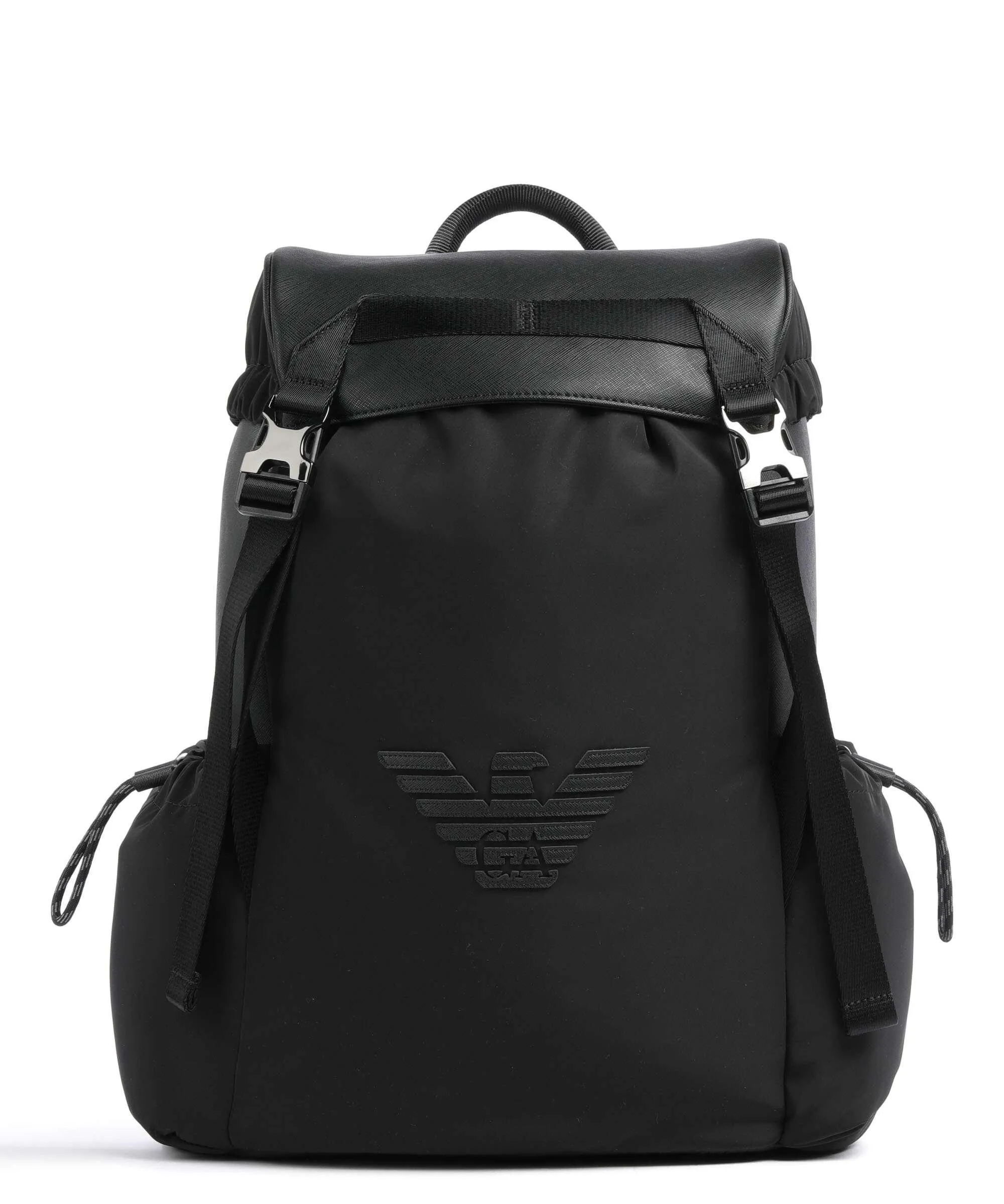  Emporio Armani Eagle Regener Zaino 14″ poliammide, pelle sintetica nero  