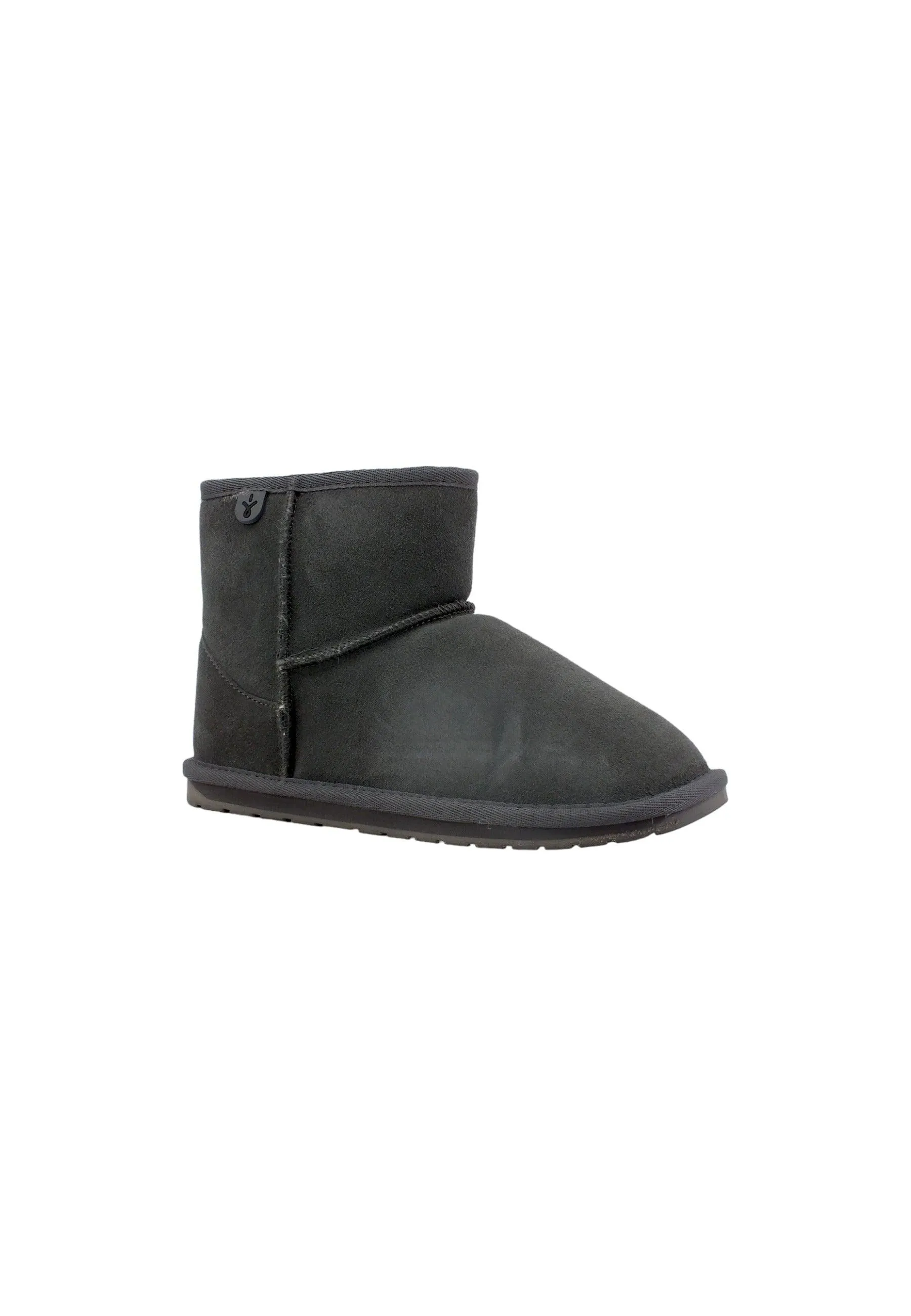 EMU Wallaby Mini Stivaletto Pelo Bimbo Charcoal Grigio K10103