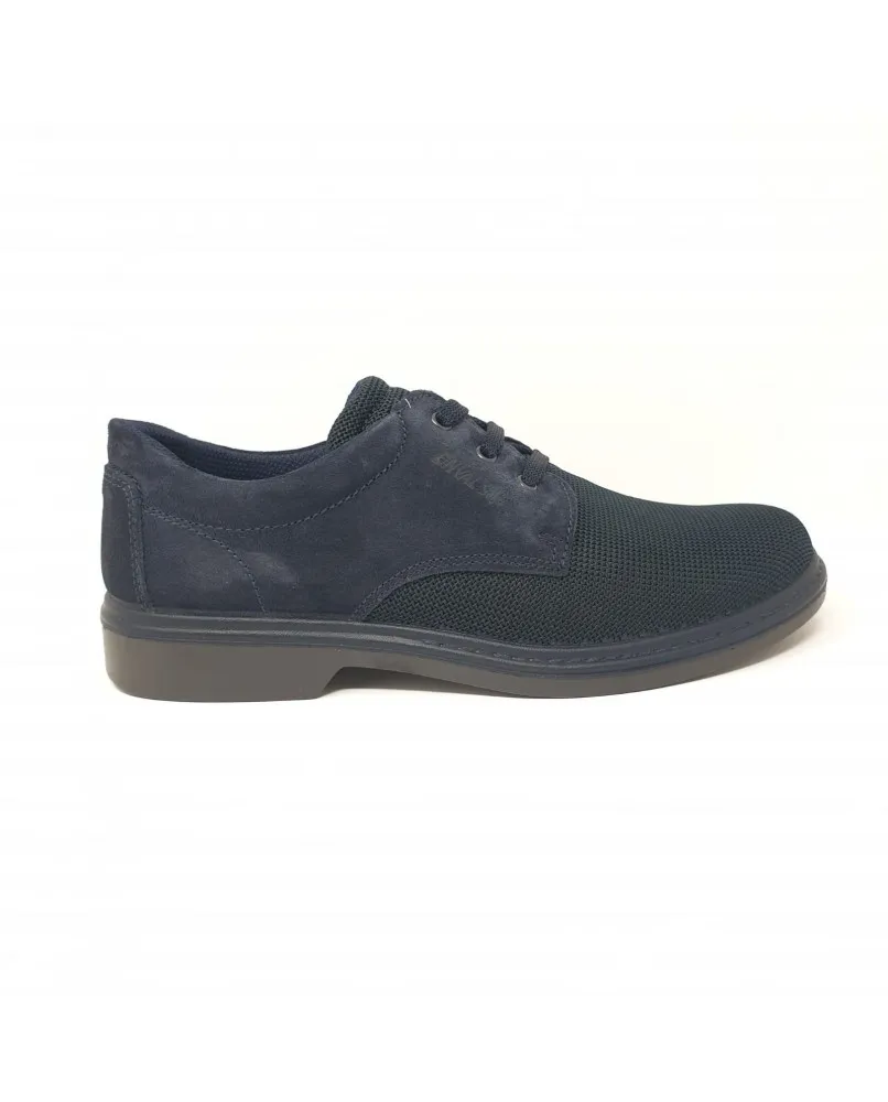 ENVAL SOFT 3702066 scarpe casual comfort memory foam pelle blu
