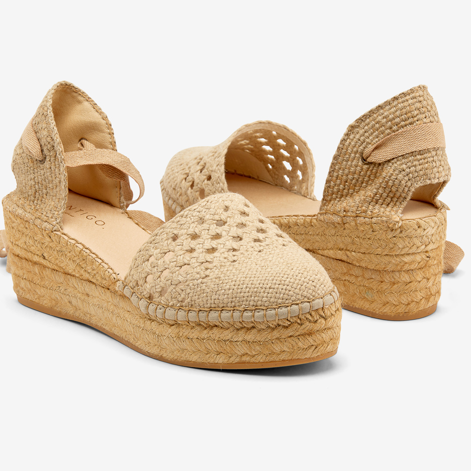 Espadrillas Ricamata Beige