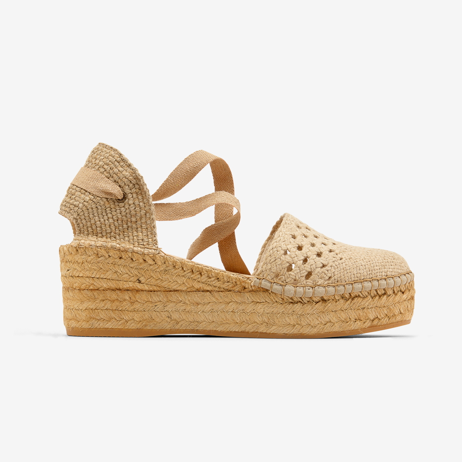 Espadrillas Ricamata Beige