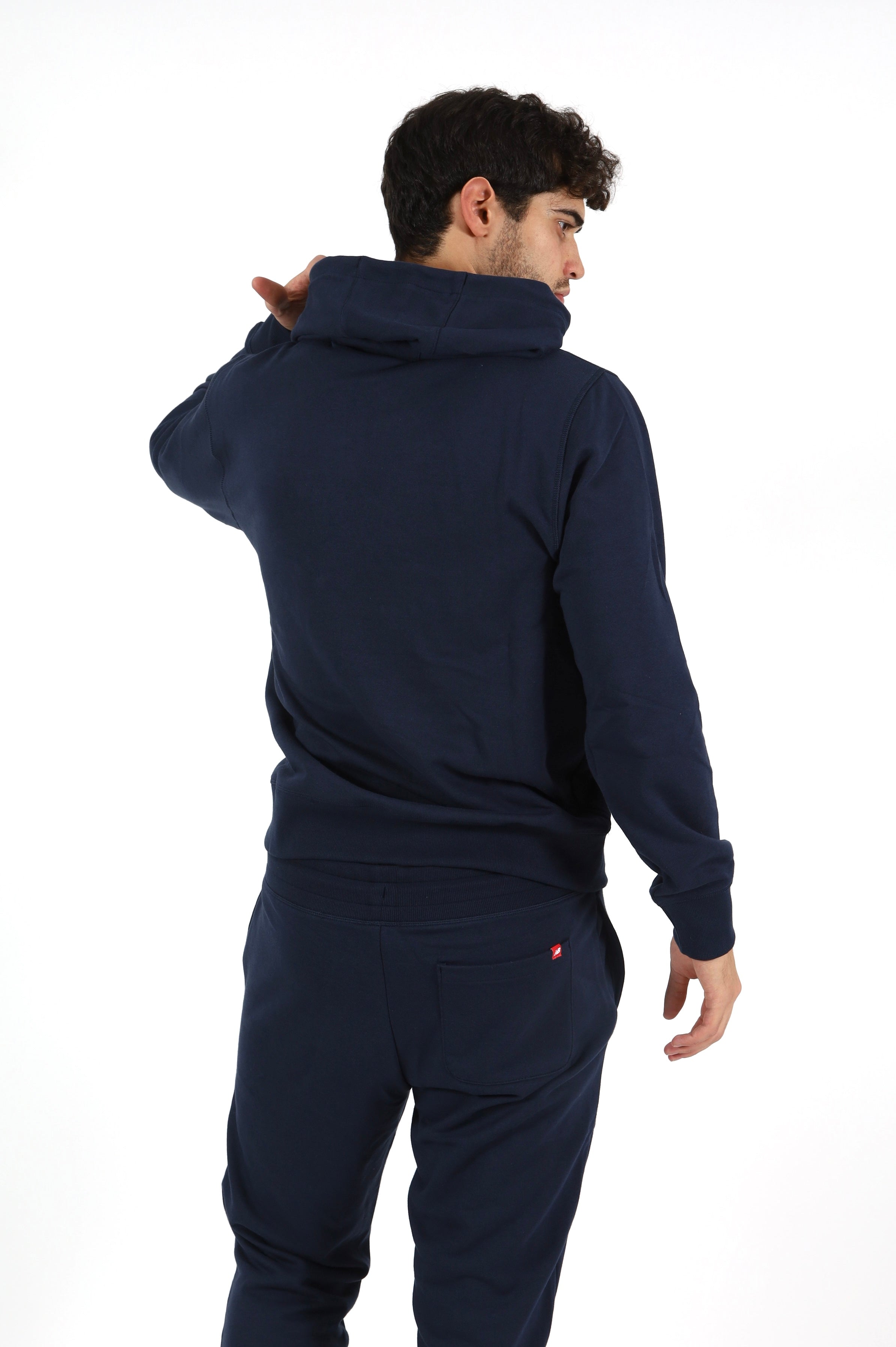 Felpa con cappuccio e logo frontale - MT03558ECLIPSE