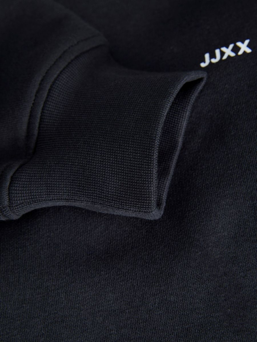 FELPA Donna JJXX 12223962 JXABBIE RLX LS EVERY CREW BLACK