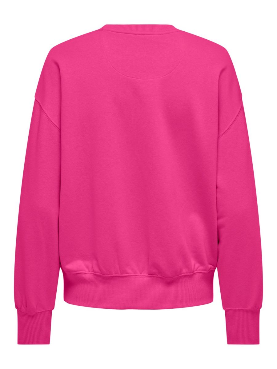 FELPA Donna ONLY 15312085 BELLA NECK RASPBERRY ROSE