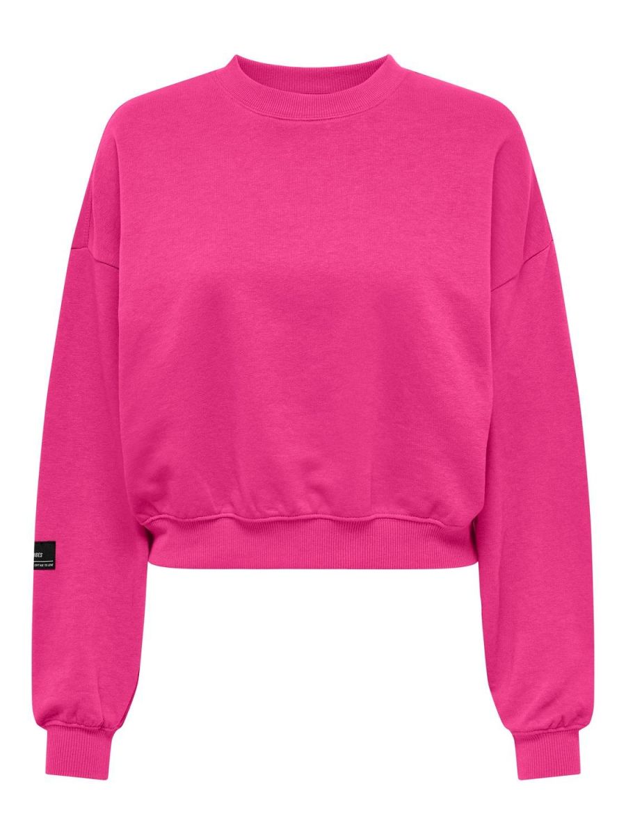 FELPA Donna ONLY 15312086 BELLA SHORT RASPBERRY ROSE