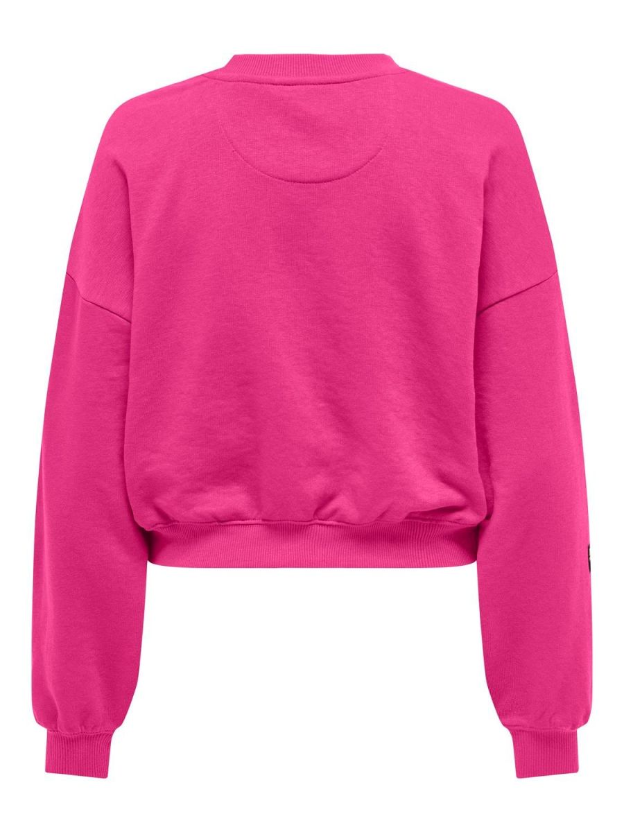 FELPA Donna ONLY 15312086 BELLA SHORT RASPBERRY ROSE