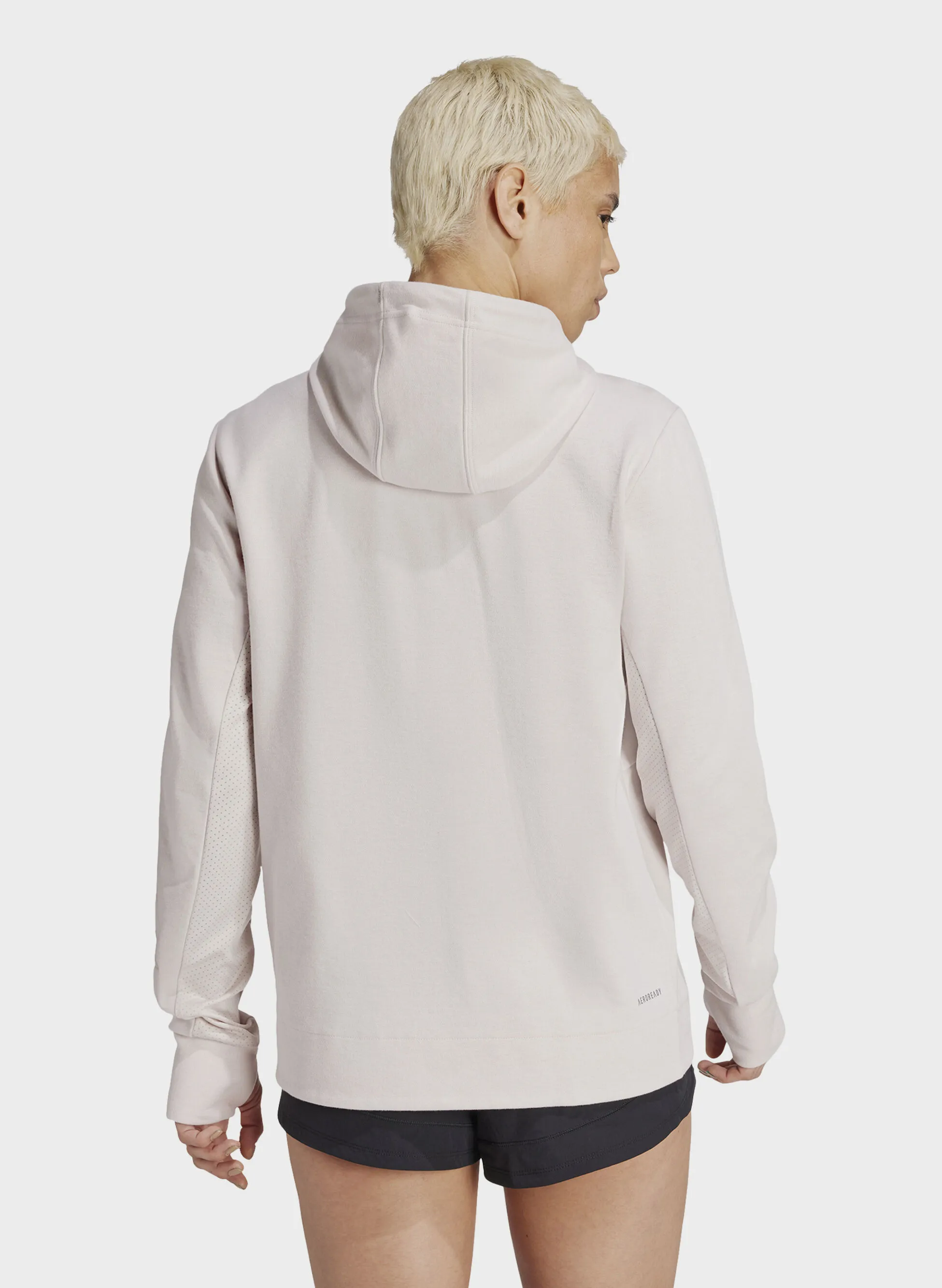 felpa full zip con cappuccio