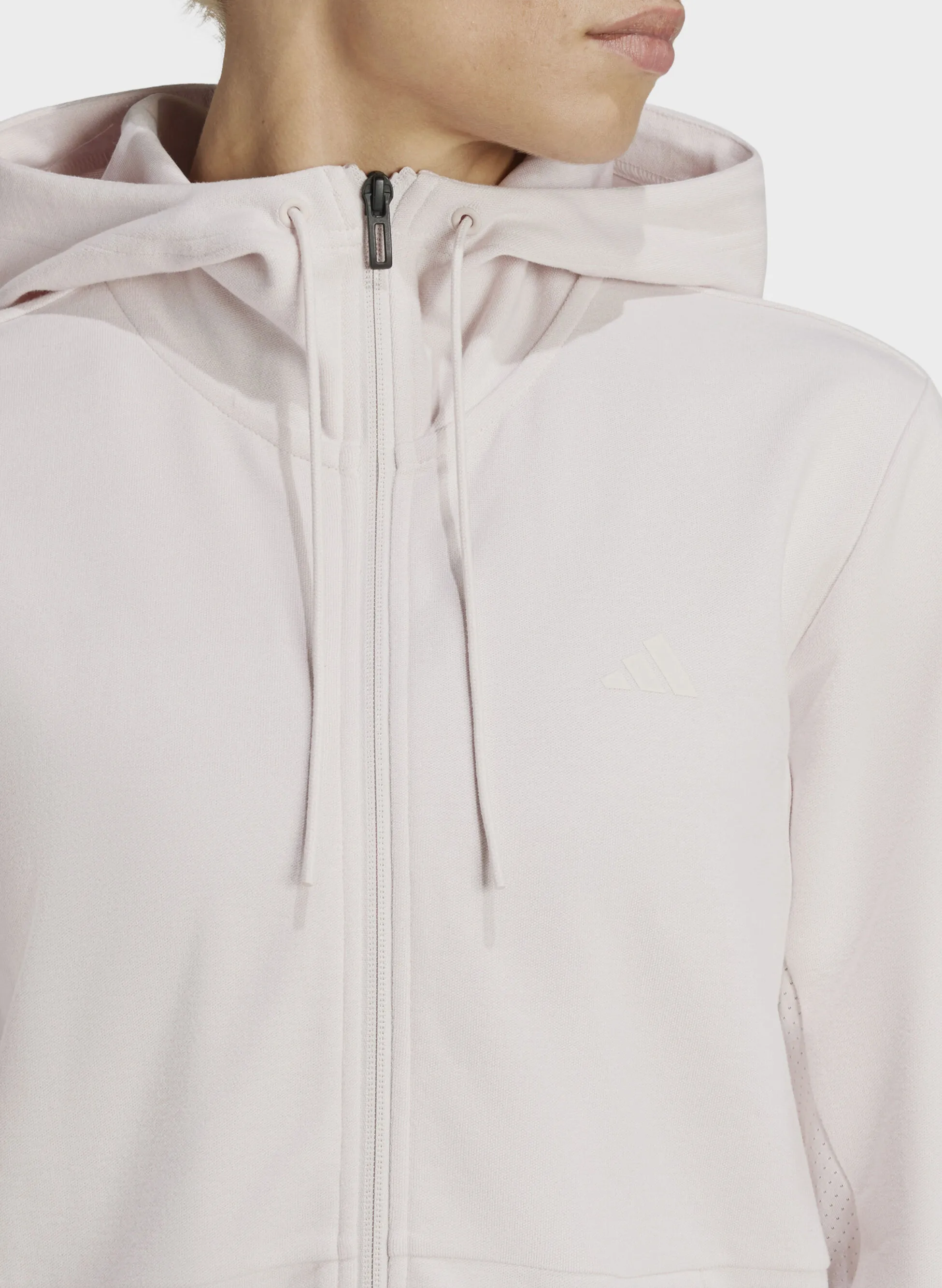 felpa full zip con cappuccio