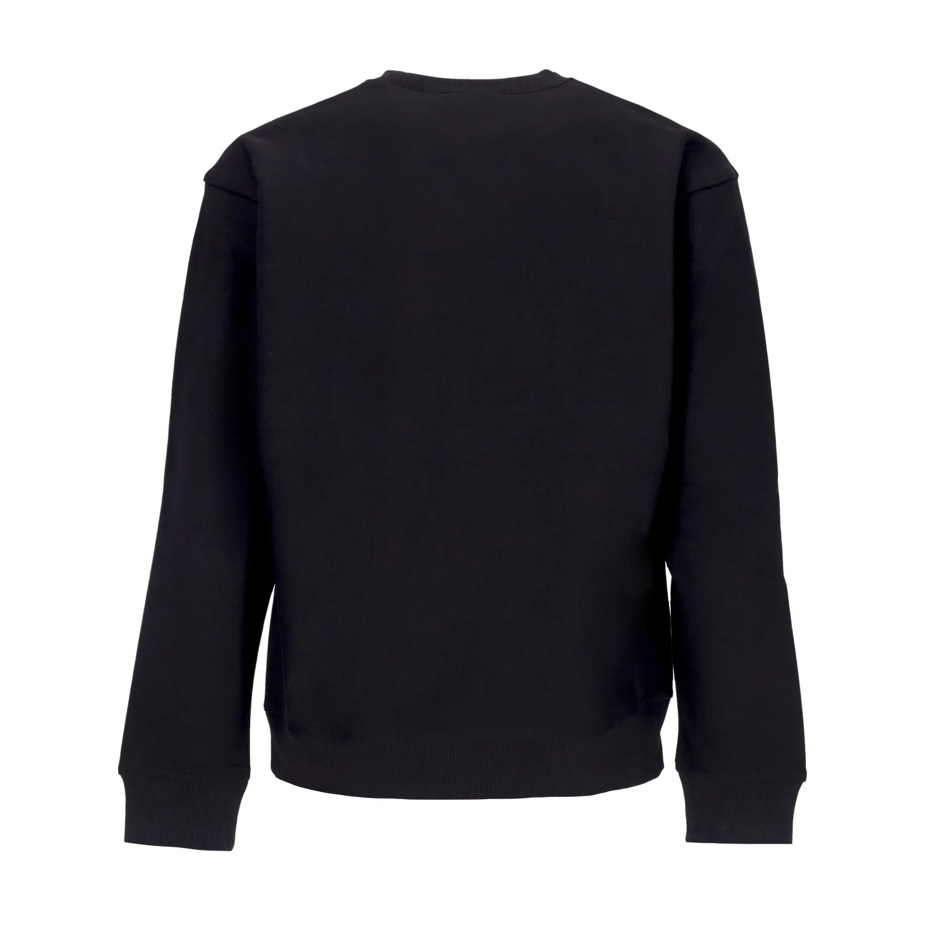 Felpa Girocollo Uomo American Script Sweat Black