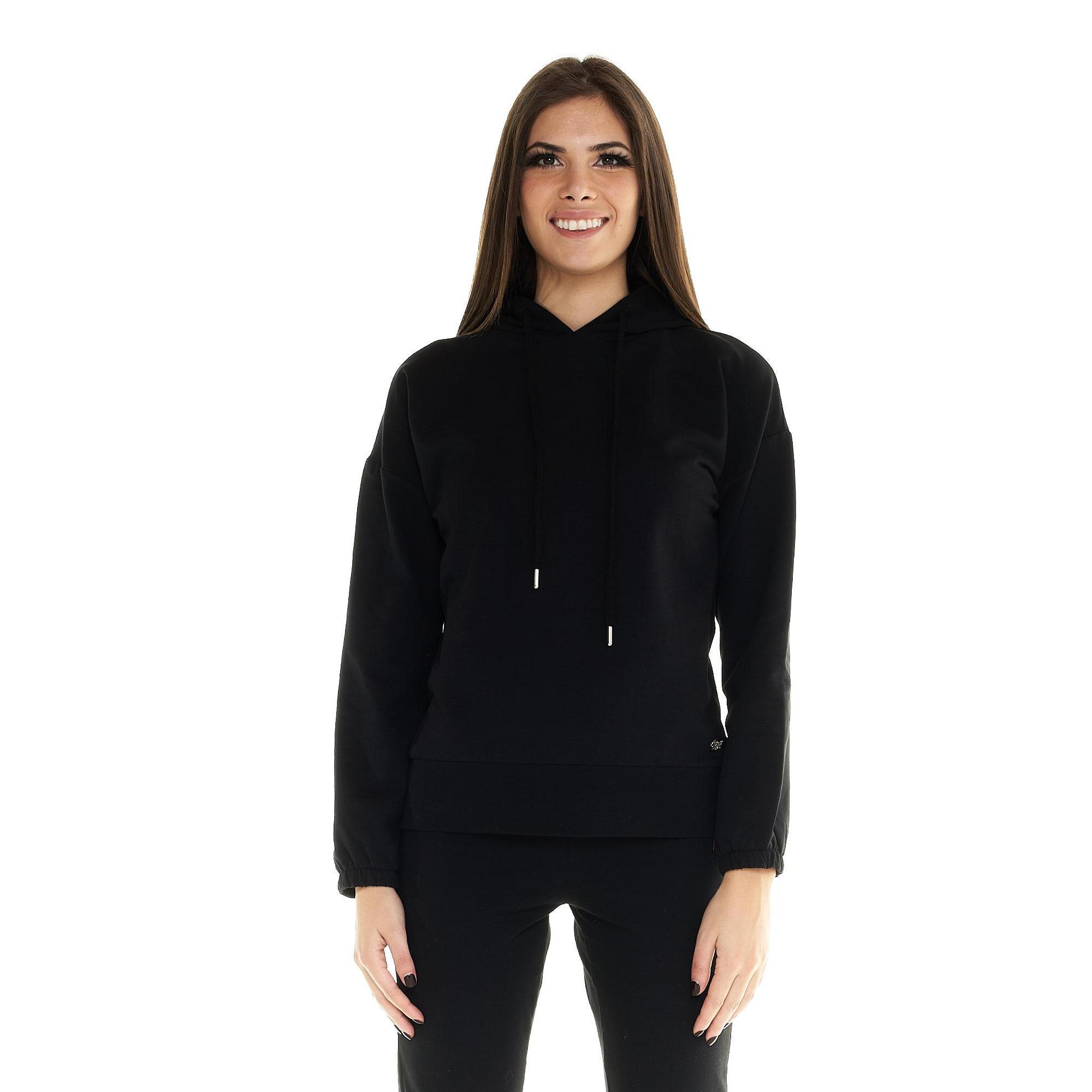 Felpa Leone donna con cappuccio Basic
