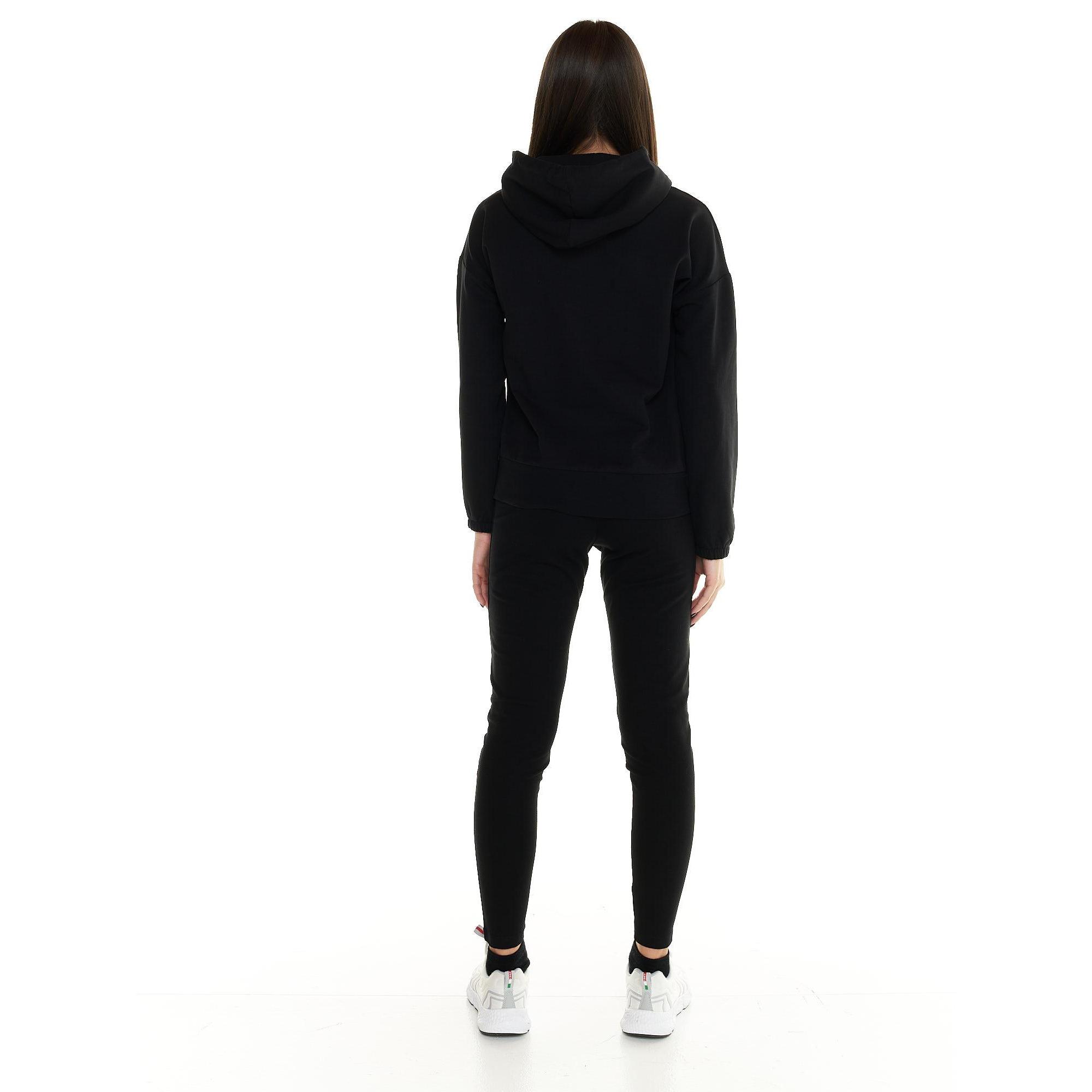 Felpa Leone donna con cappuccio Basic
