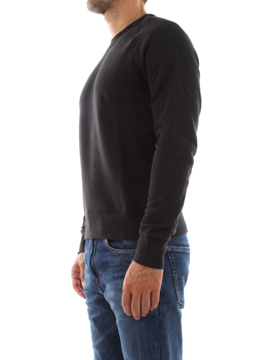 FELPA Uomo DOCKERS A1104 0012 ICON CREW BLACK BRUSHED