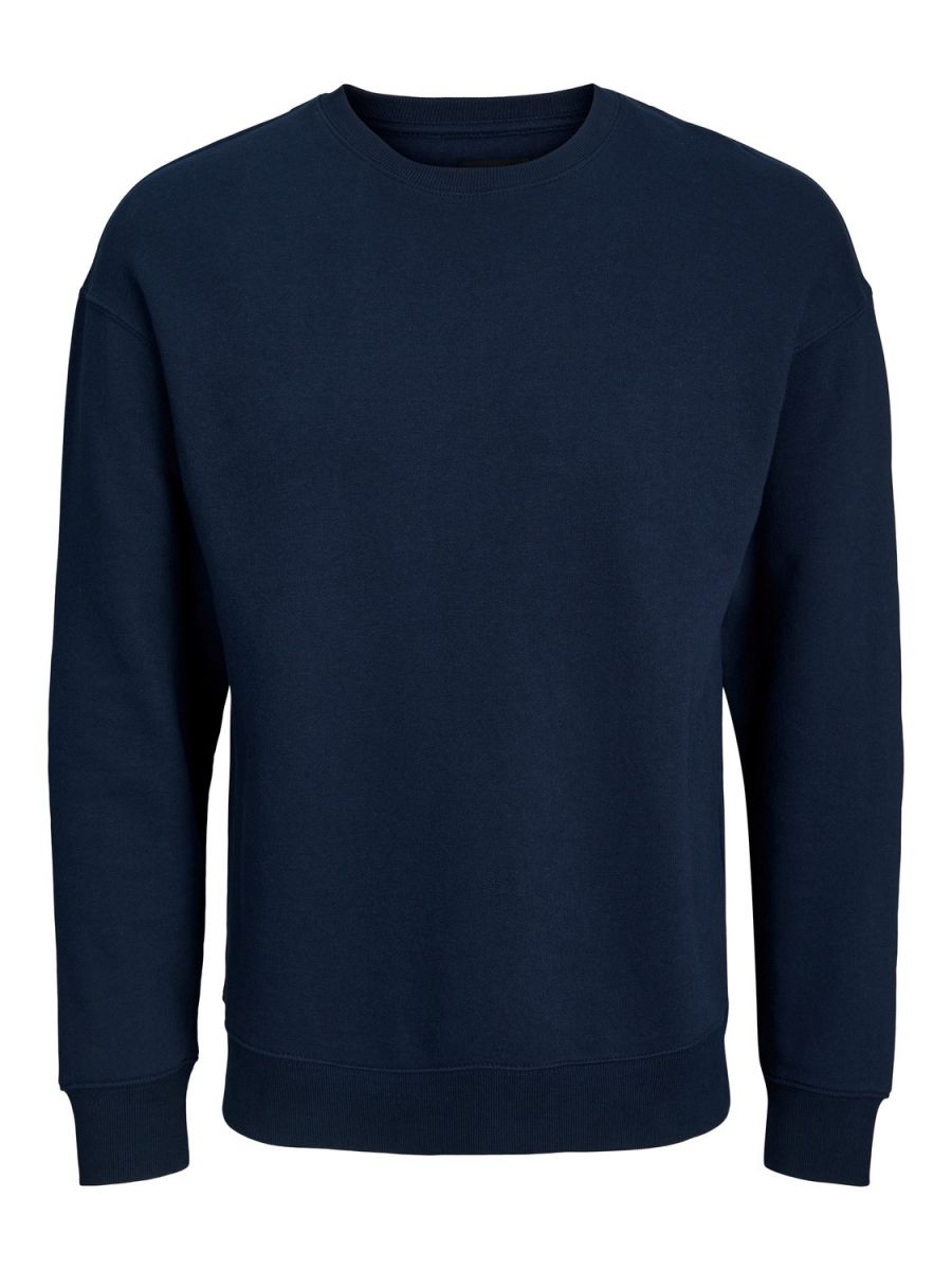 FELPA Uomo JACK&JONES 12208182 CREW NECK NAVY BLAZER