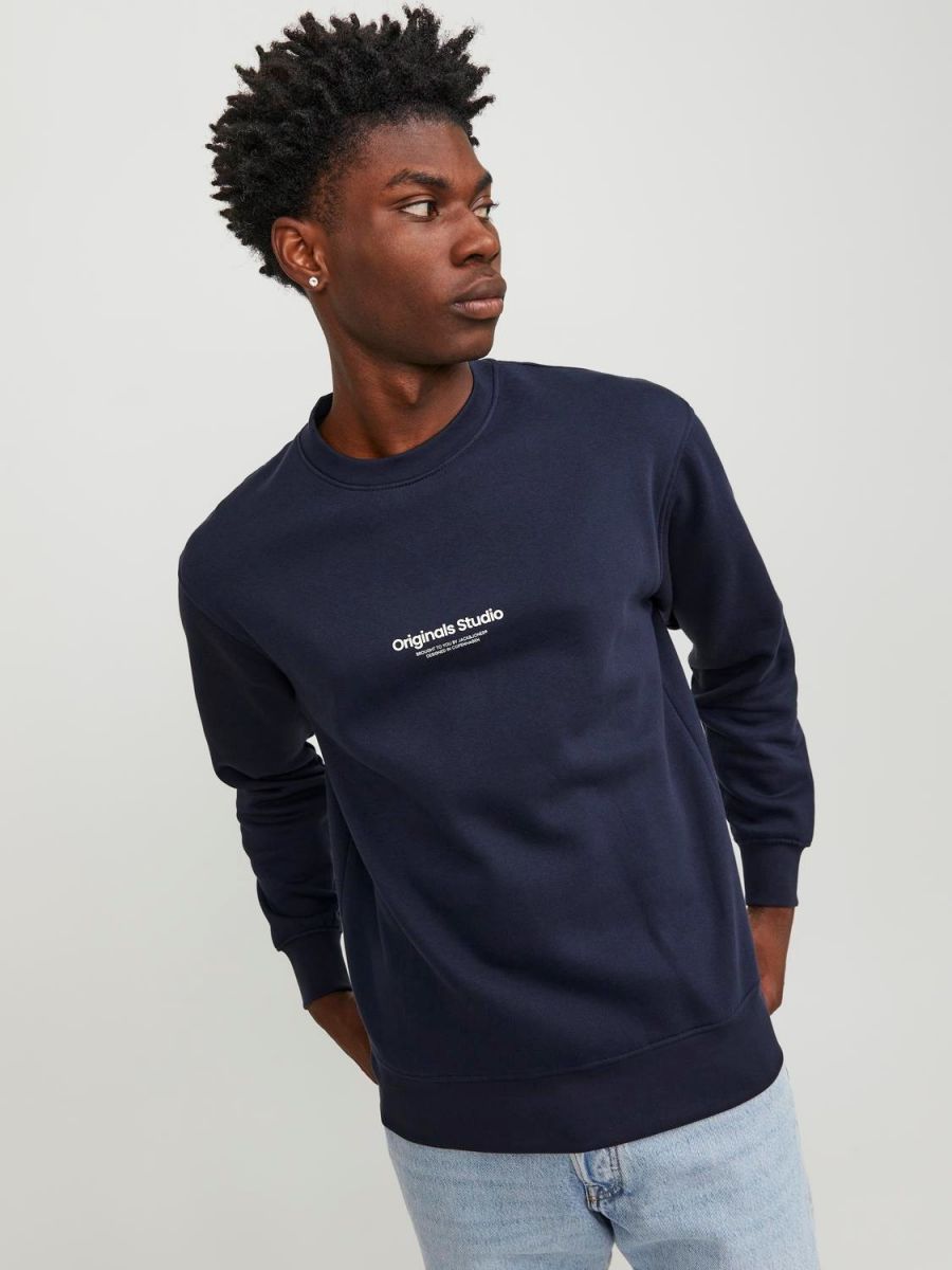FELPA Uomo JACK&JONES 12241694 JORVESTERBRO SKY CAPTAIN
