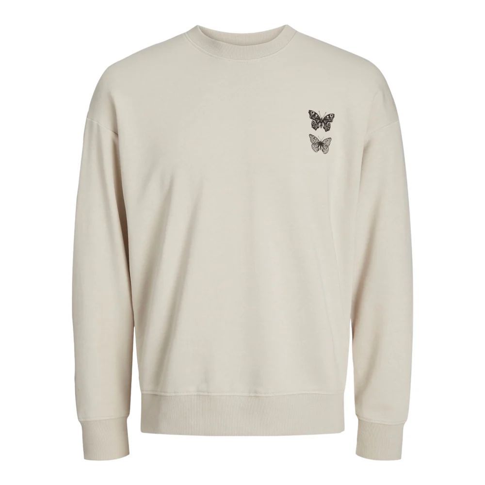 FELPA Uomo JACK&JONES 12249454 JJHEKTOR MONNBEAM