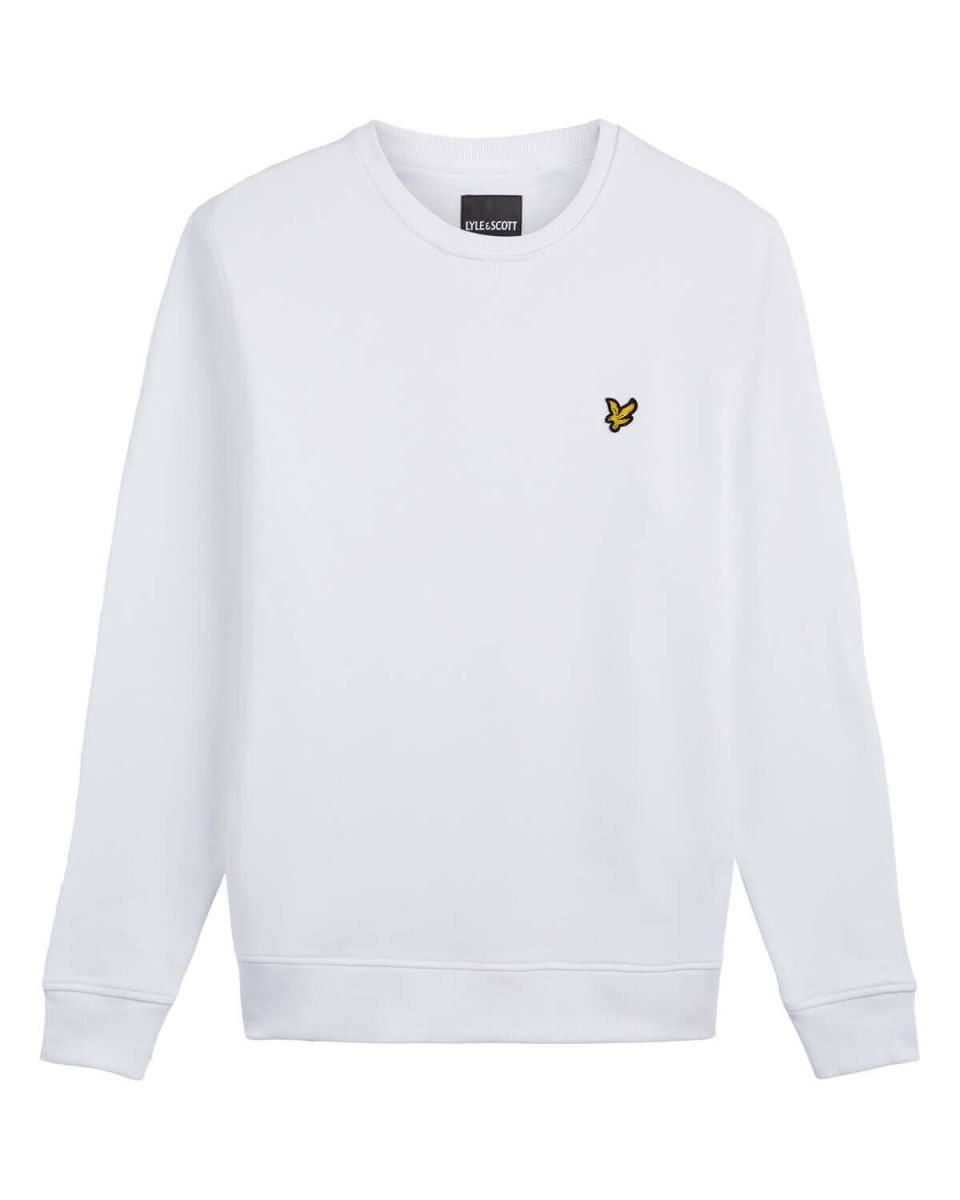 FELPA Uomo LYLE & SCOTT 1874 ML424VOG CREW NECK 626 WHITE