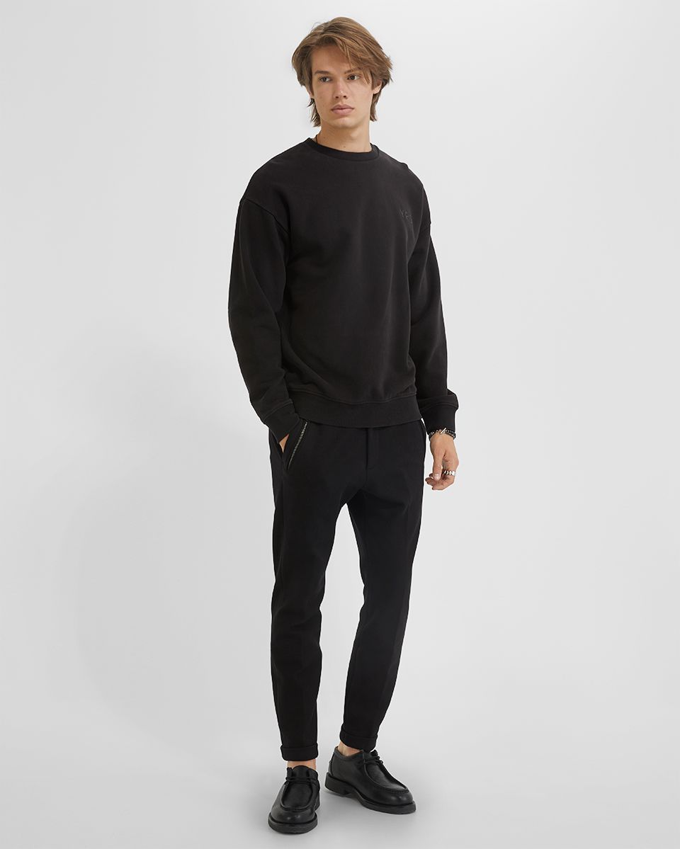 FELPA Uomo YOUNG POETS SOCIETY 106617 901 - CIEL LOGO 901 VINTAGE BLACK