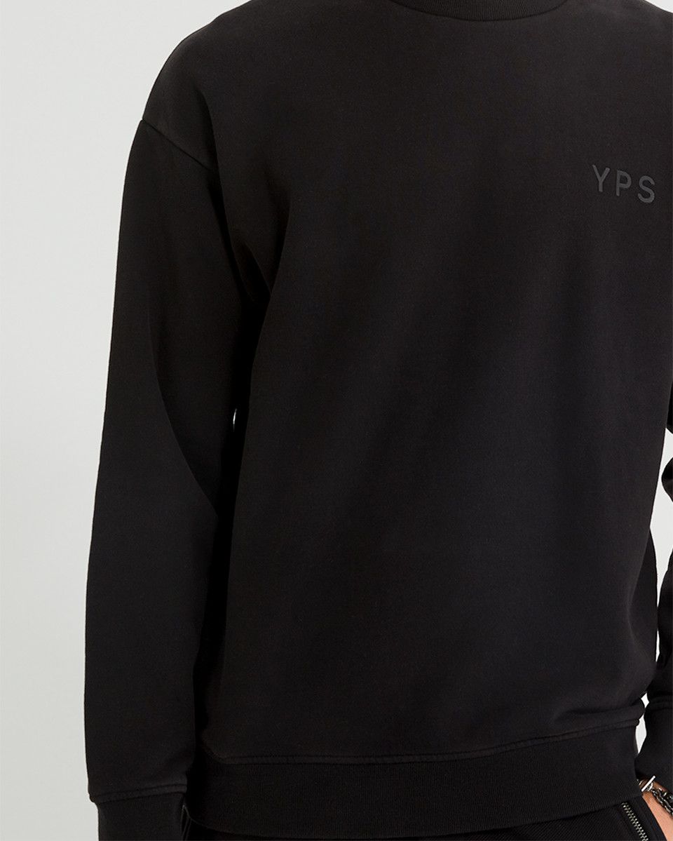 FELPA Uomo YOUNG POETS SOCIETY 106617 901 - CIEL LOGO 901 VINTAGE BLACK