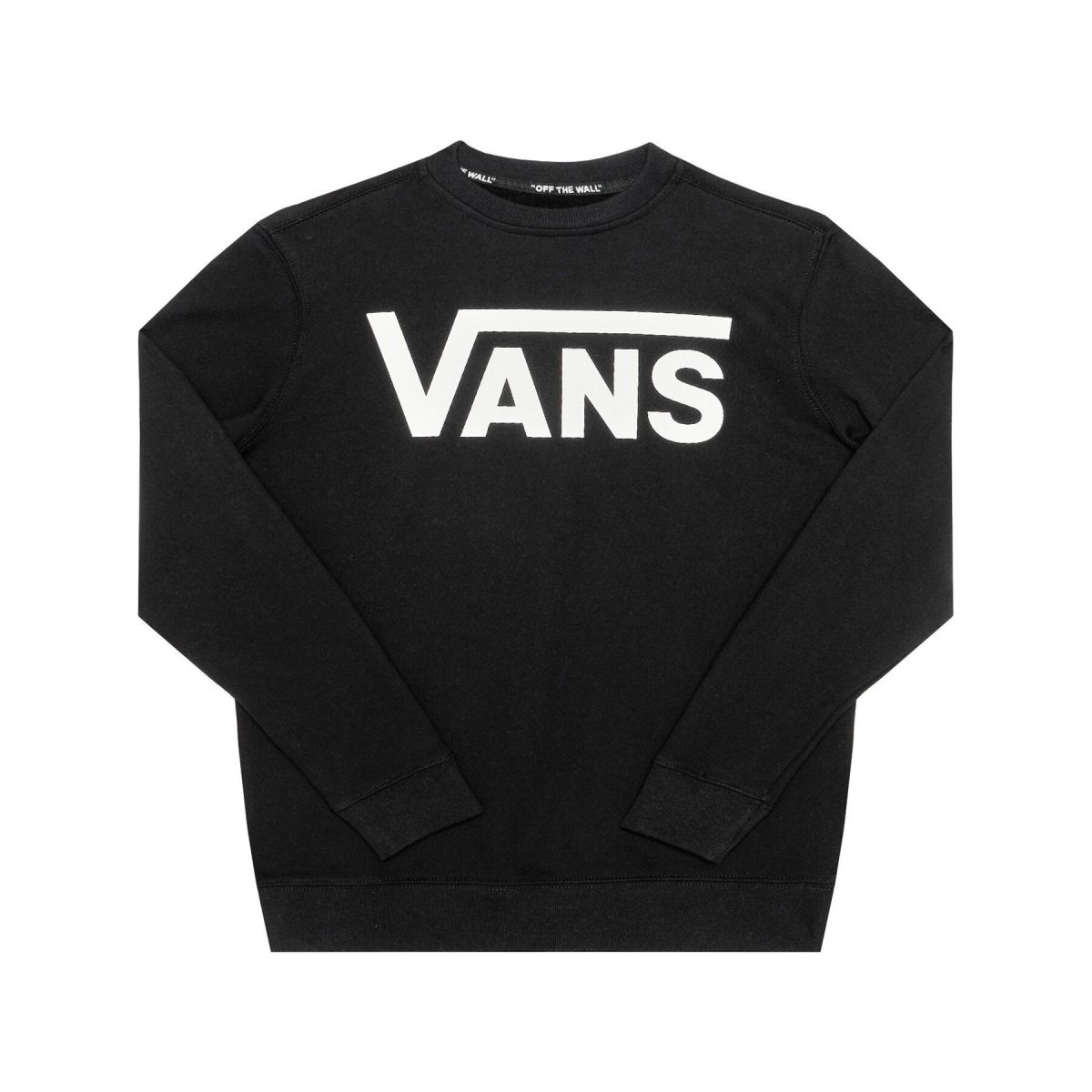FELPA  VANS VN0A36MZ CLASSIC CREW Y28 BLACK/WHITE