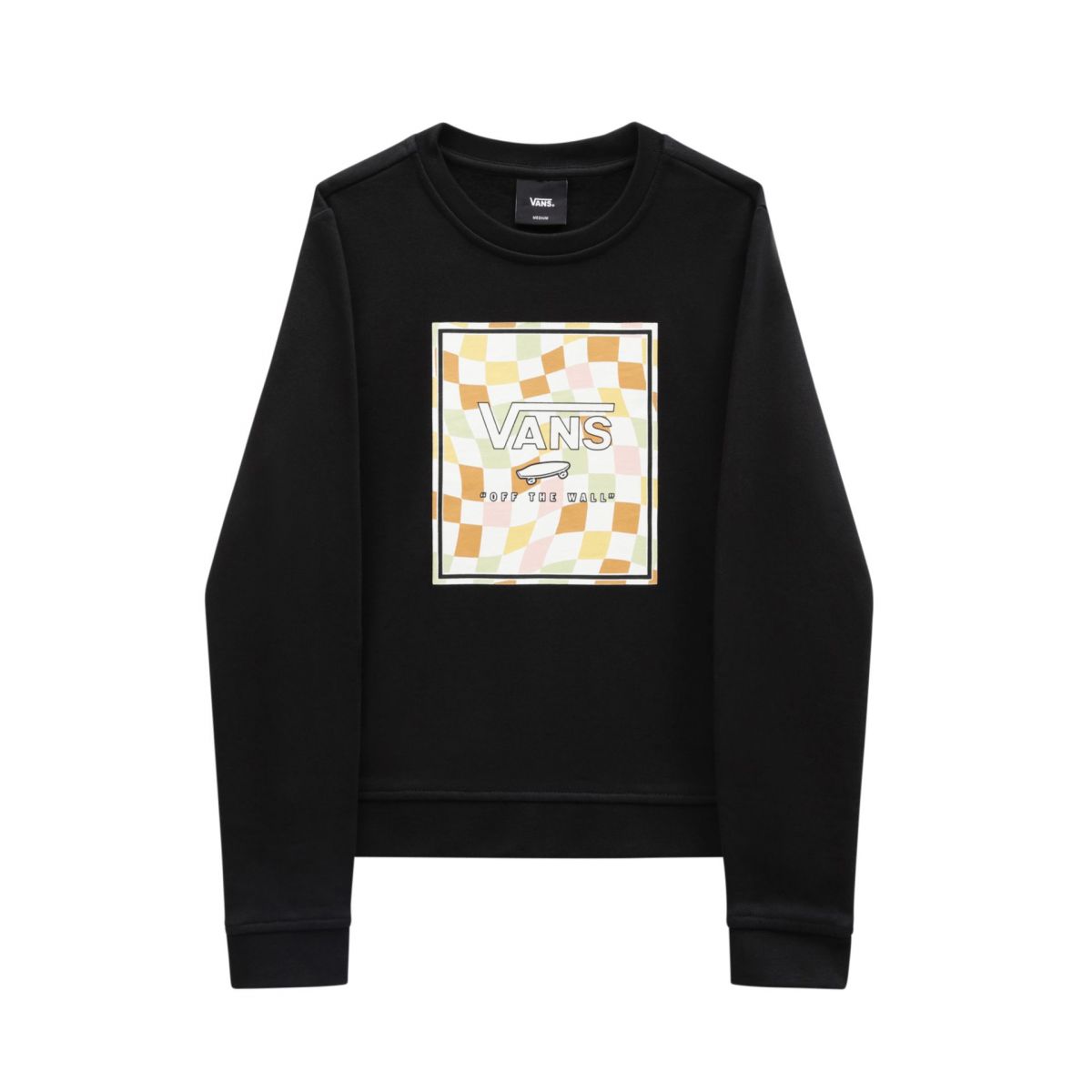 FELPA  VANS WAXY CHECK - VN000781 BLK BLACK