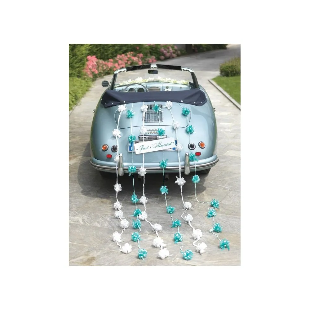 Fiocco Rapido Verde Mela per decorazione da matrimonio e per laurea 30pz x 31mm