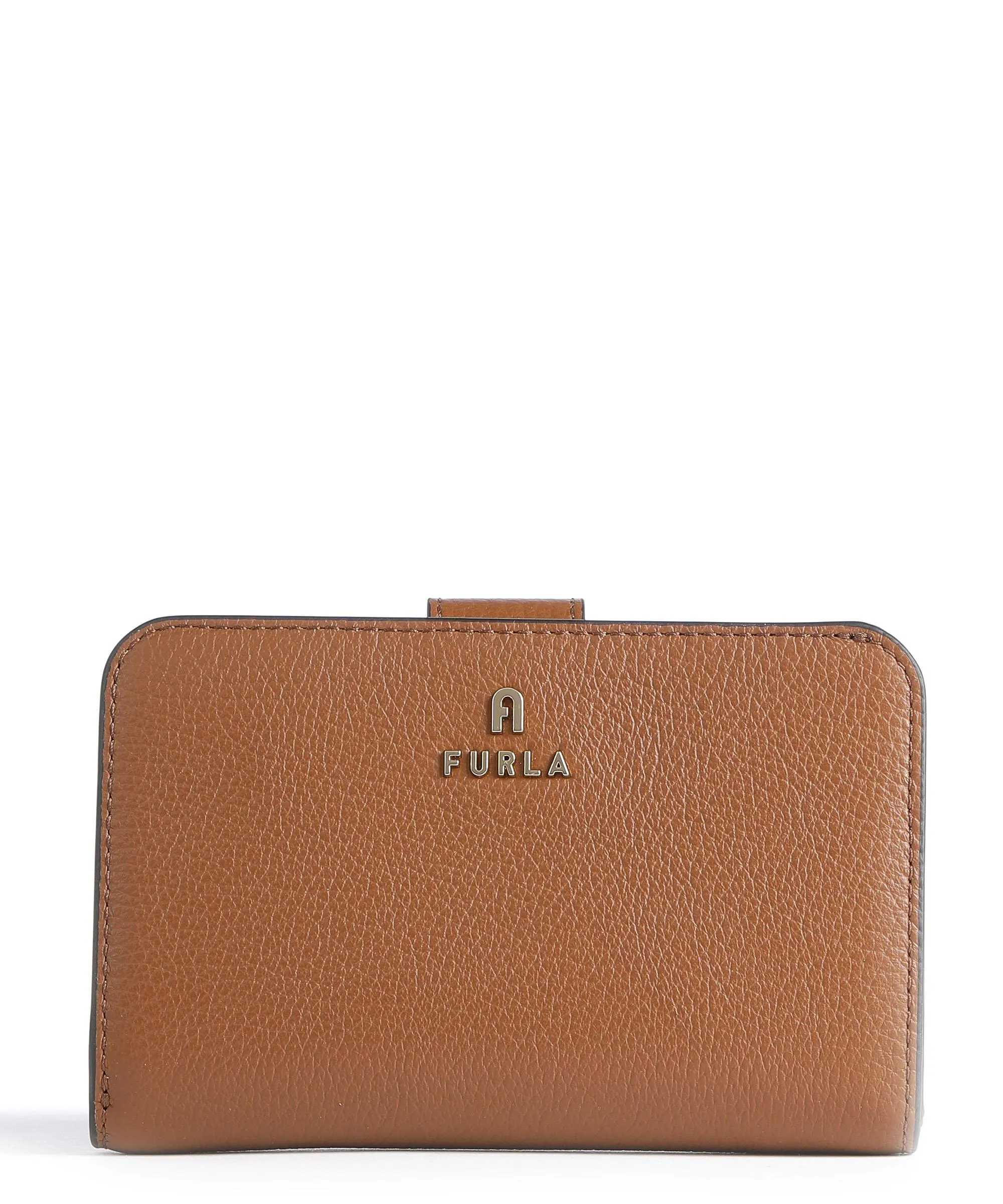  Furla Camelia M Portafoglio pelle granulata cognac  