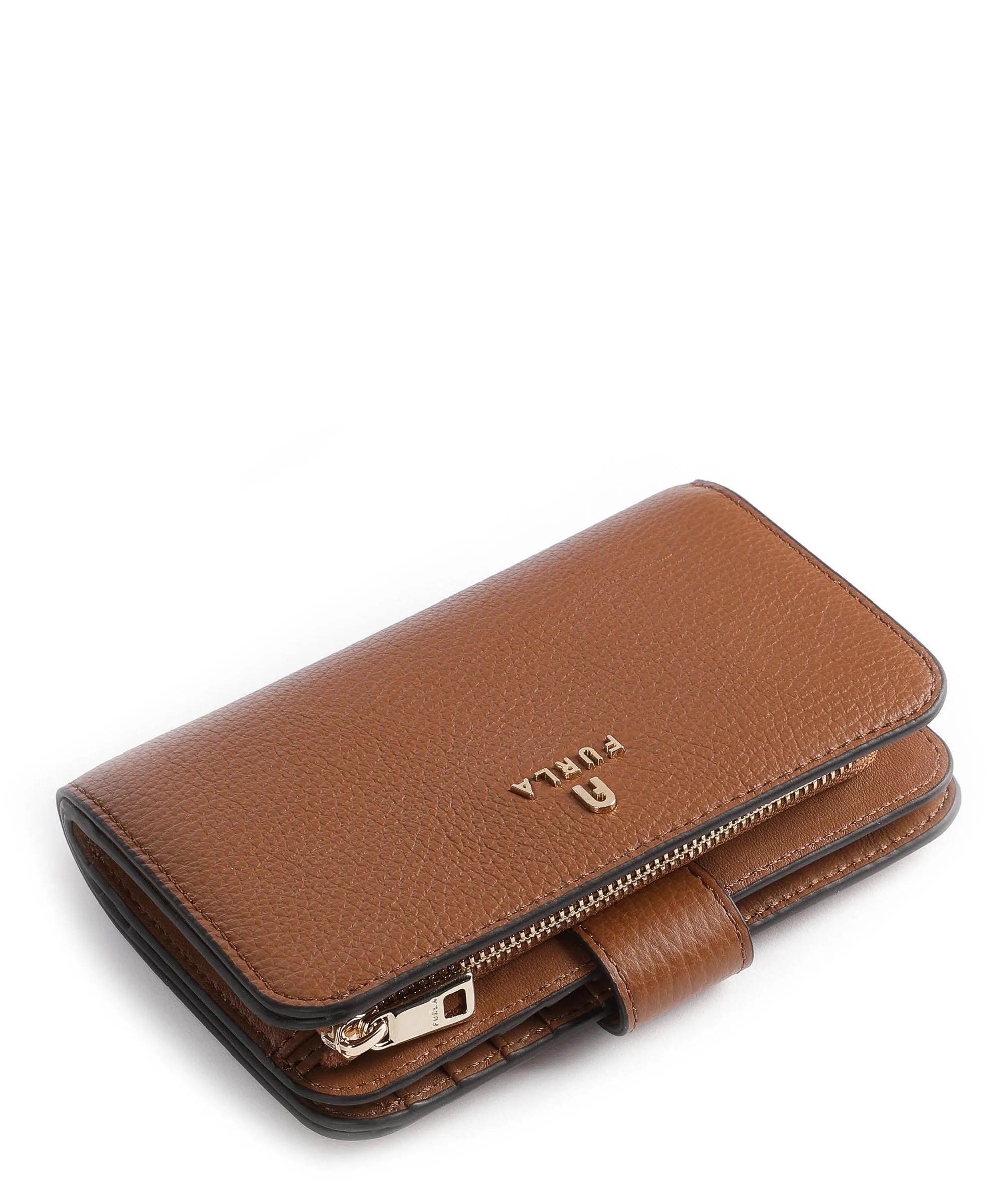  Furla Camelia M Portafoglio pelle granulata cognac  