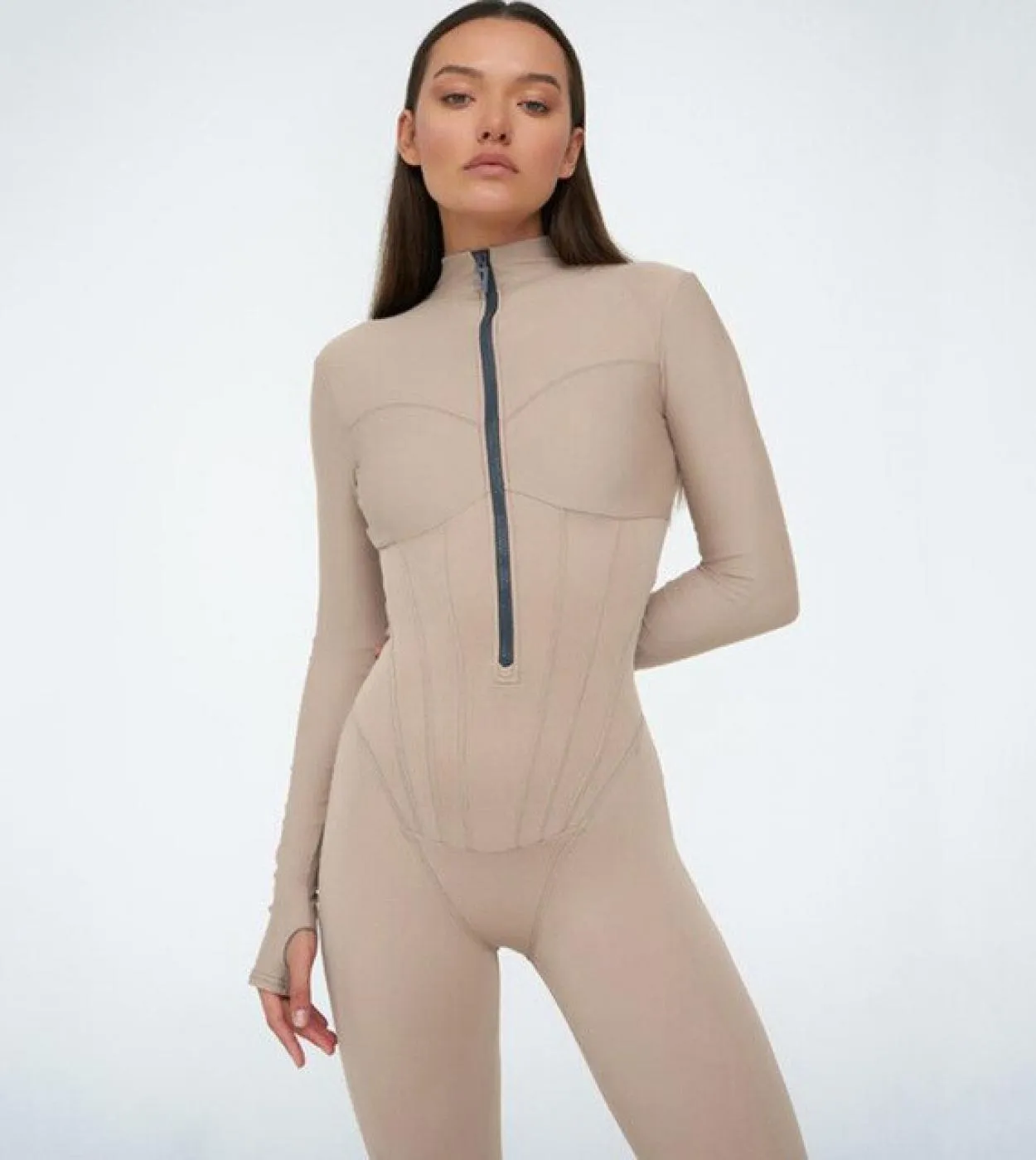 Gacvga Tuta con Cerniera Autunno Inverno per Donna Manica Lunga Sportiva Pagliaccetti da Donna Tuta Intera da Festa Casual