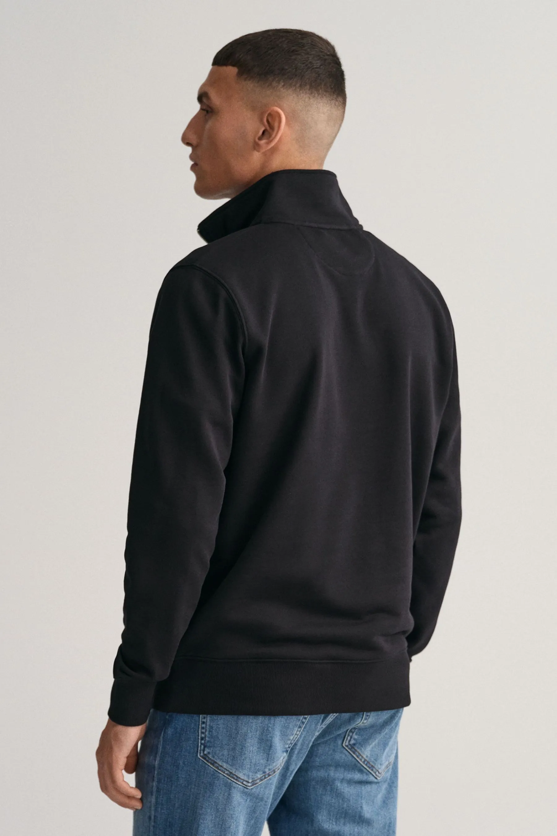 Gant Shield - Felpa con zip corta