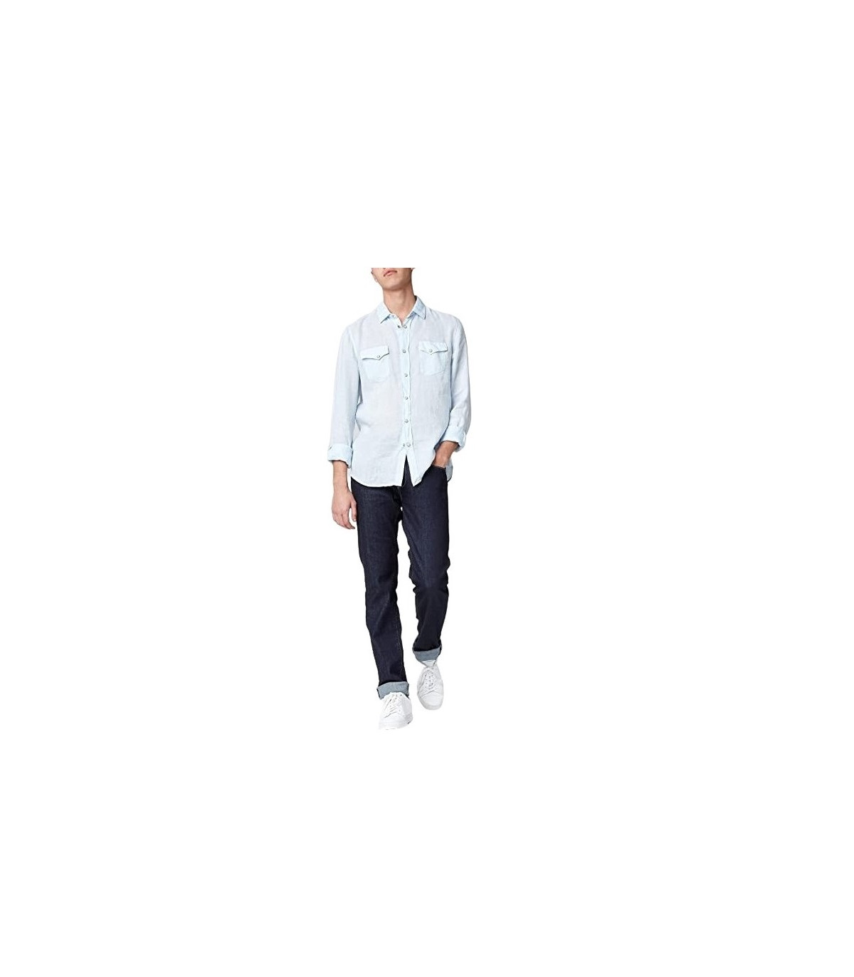 Gas Uomo Camicia Manica lunga