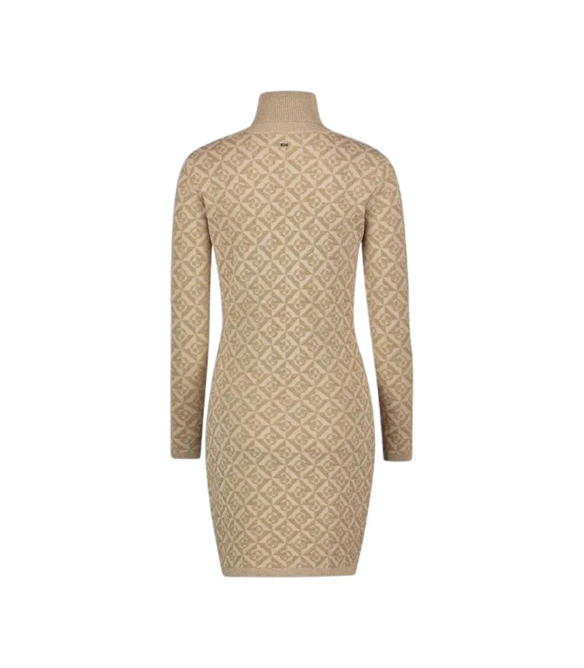 Gaudi Donna Vestito Corto Collo Alto In Maglia