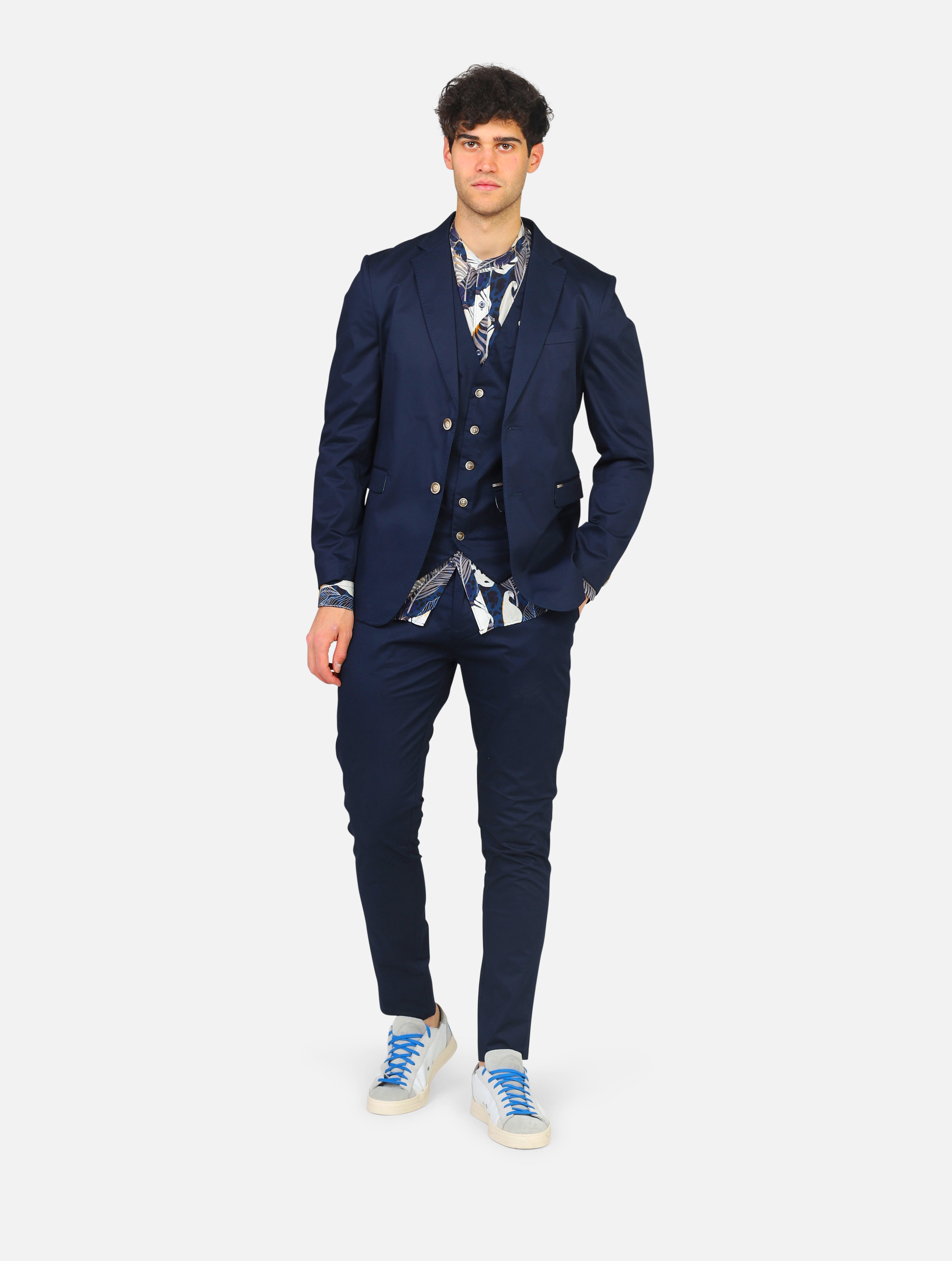 giacca GIANNI LUPO - GL008BDNAVY