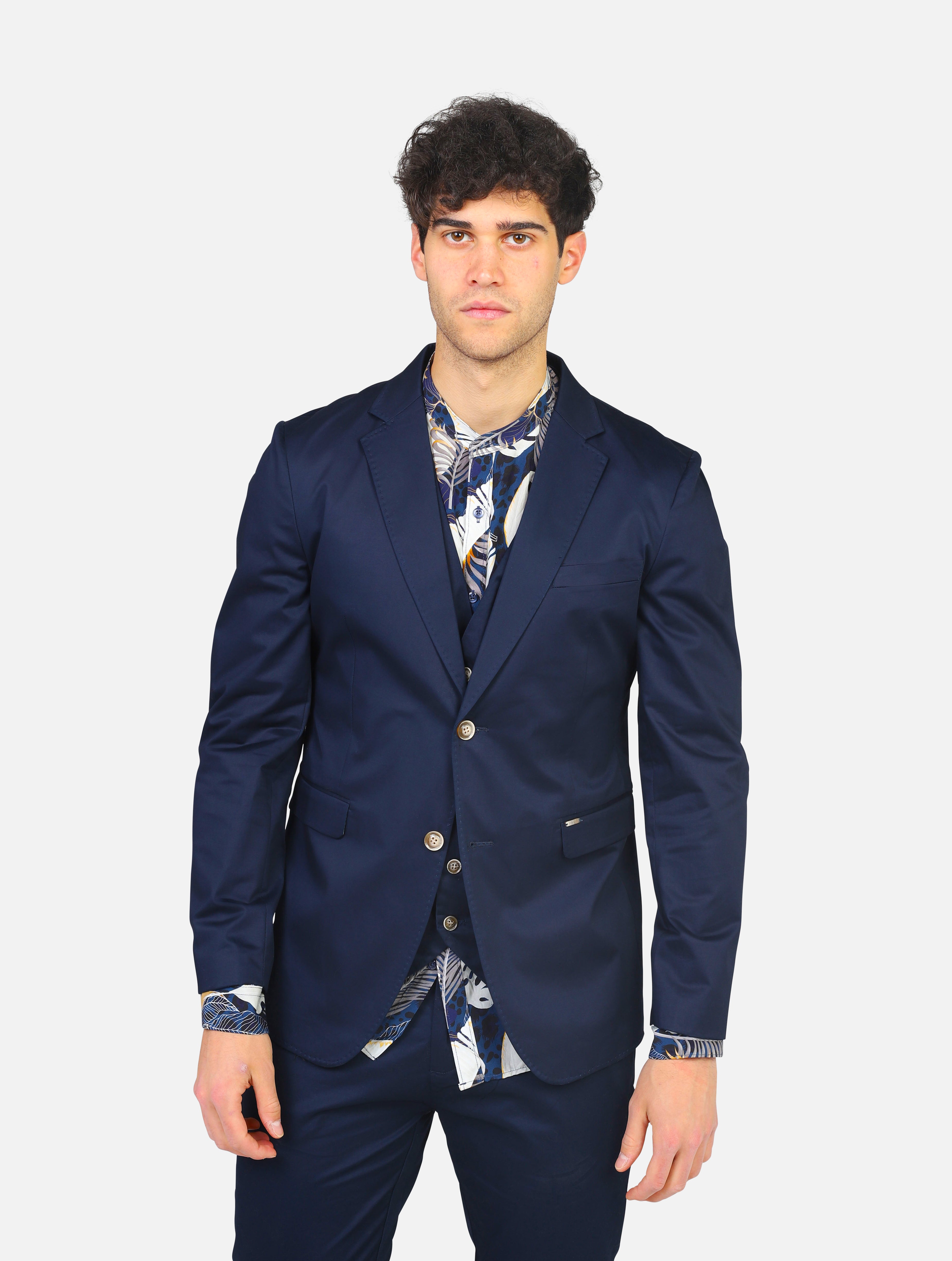 giacca GIANNI LUPO - GL008BDNAVY