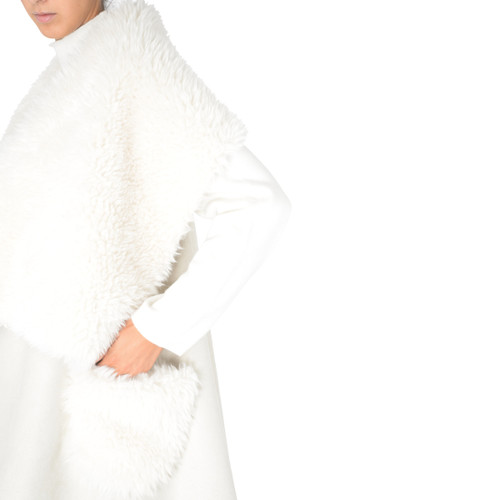 Gilet BB Couture Reverse bianco