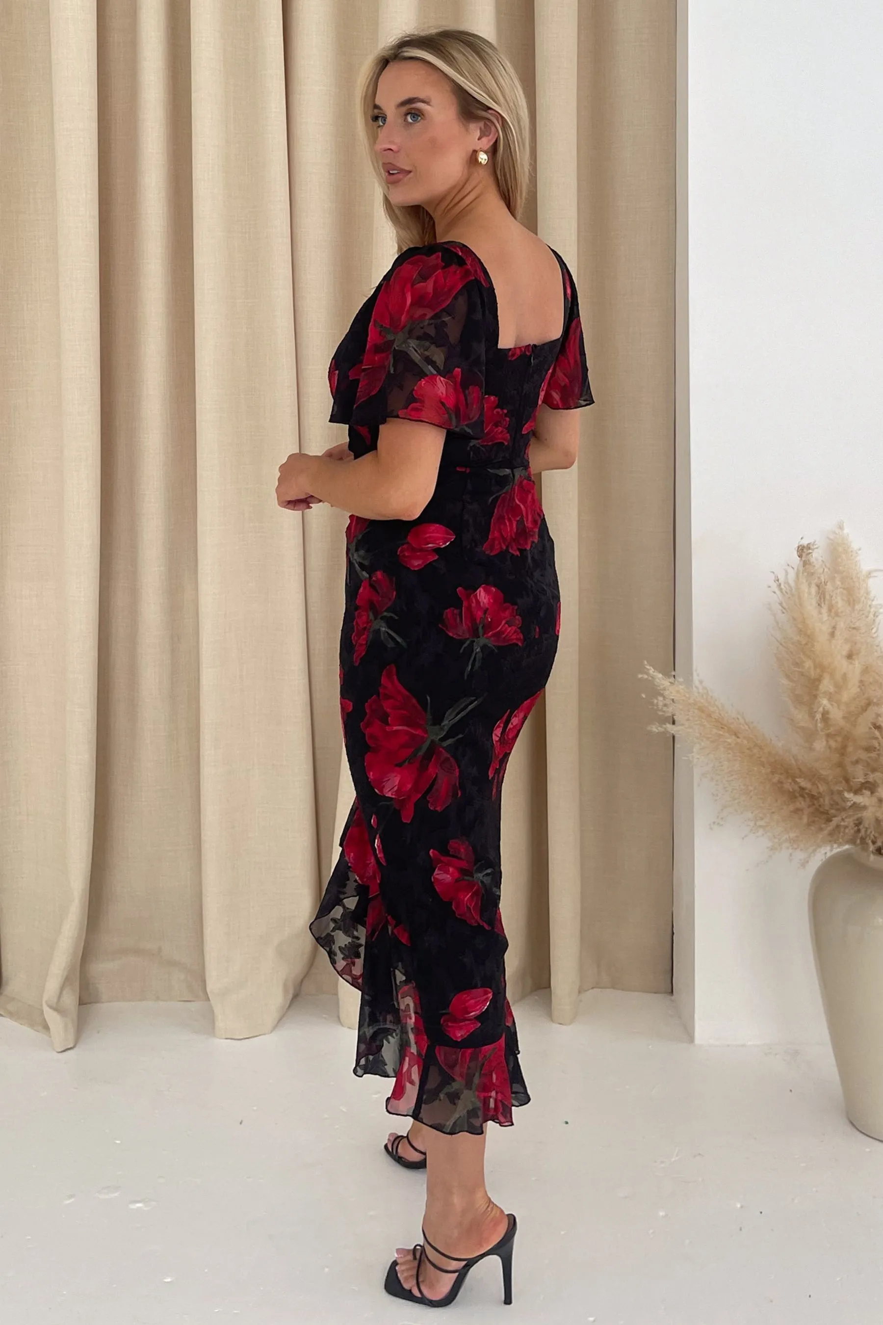 Girl In Mind - Heidi - Abito midi arricciato    