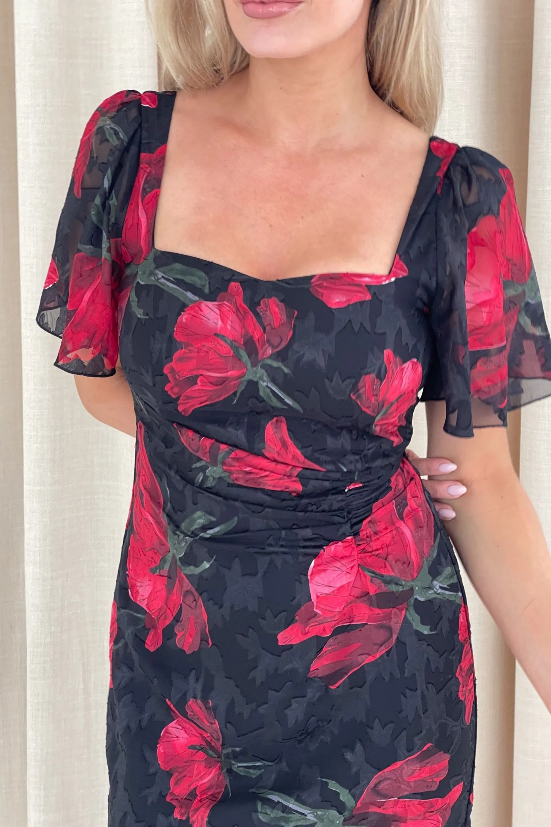 Girl In Mind - Heidi - Abito midi arricciato    