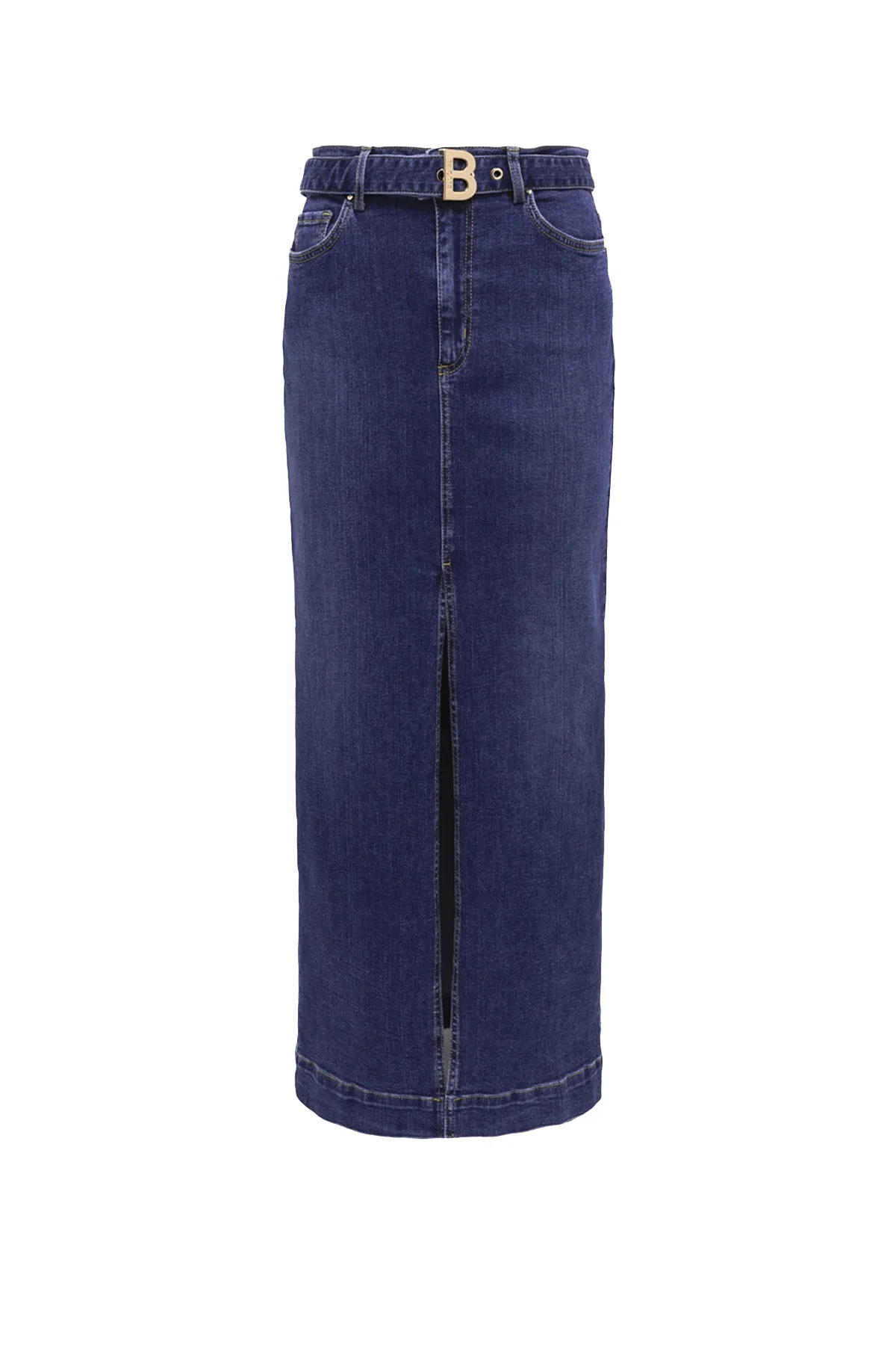 Gonna Denim Lunga BLUGIRL da donna