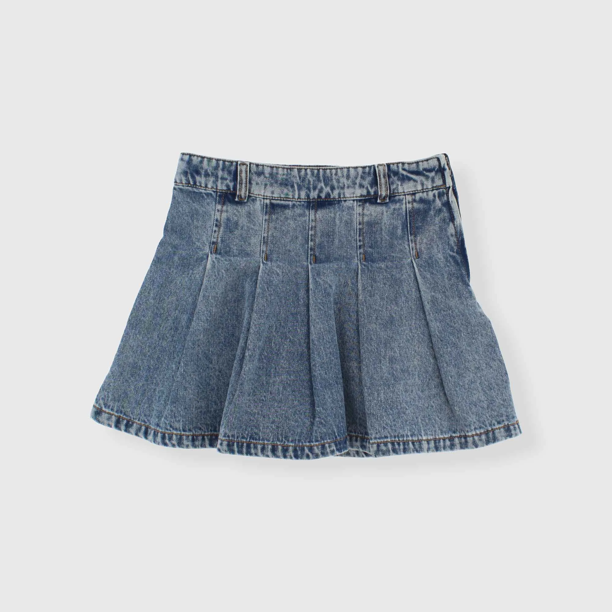 Gonna in jeans da bambina, BLU            