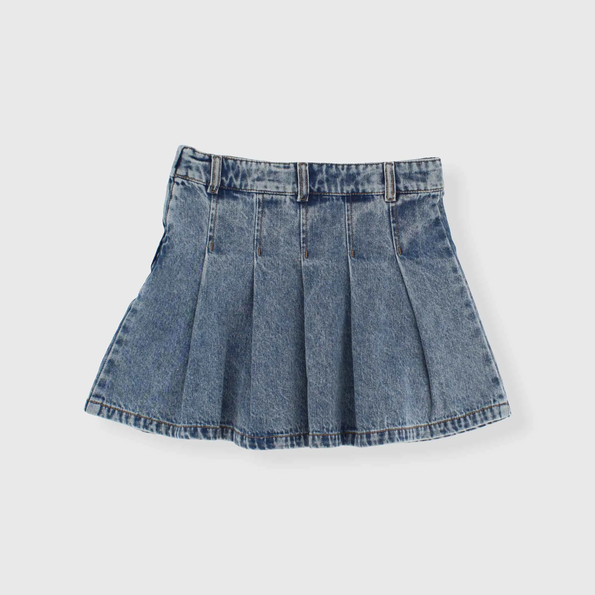 Gonna in jeans da bambina, BLU            