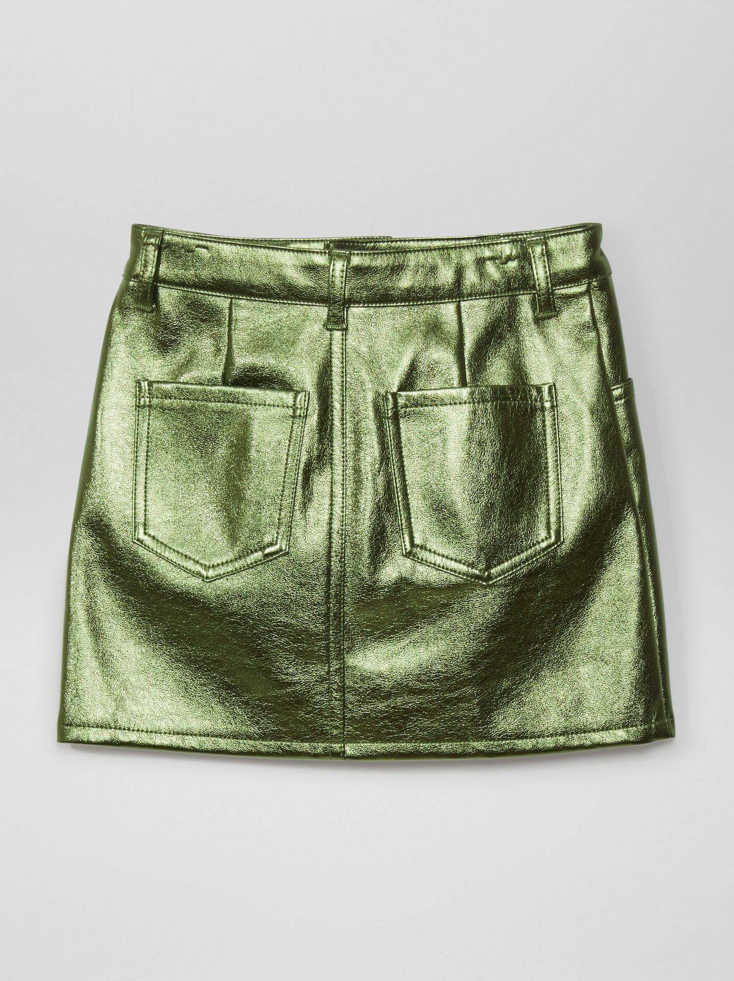 Gonna in similpelle - VERDE