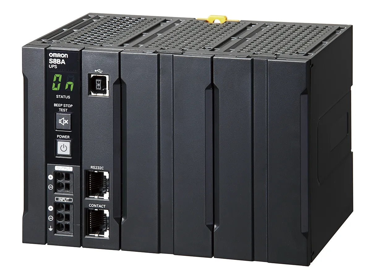 Gruppo di continuità Omron, uscita 24V cc, 240W, Guida DIN