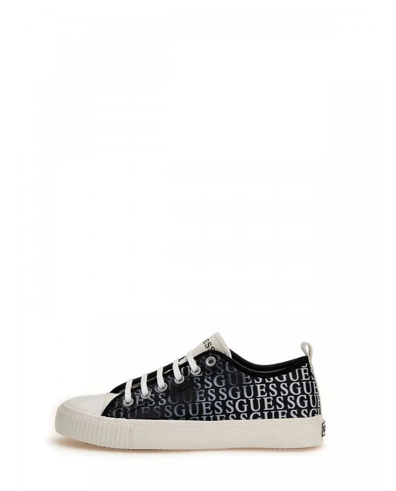 GUESS FM6nwl sneakers scarpe uomo casual tessuto blu logato