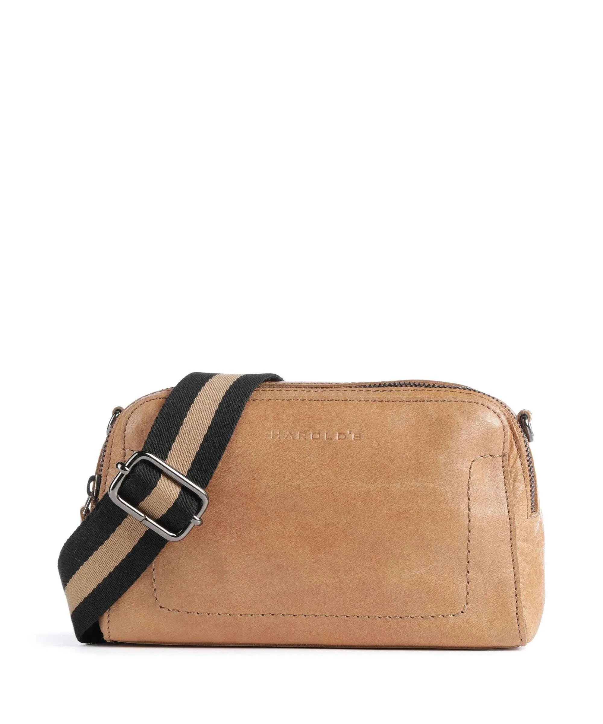  Harold's Caugio Borsa a tracolla morbida pelle bovina marrone chiaro  
