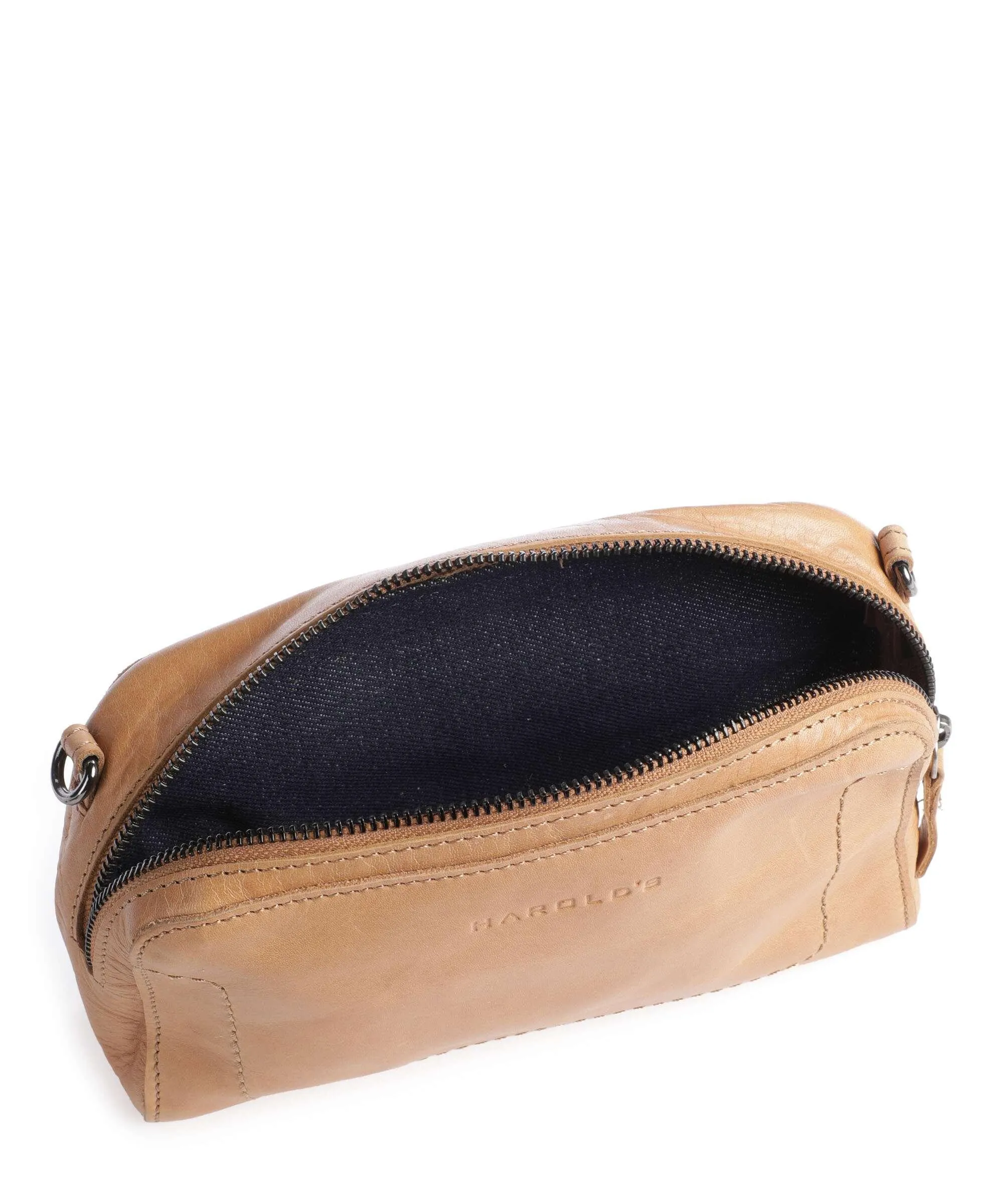 Harold's Caugio Borsa a tracolla morbida pelle bovina marrone chiaro  