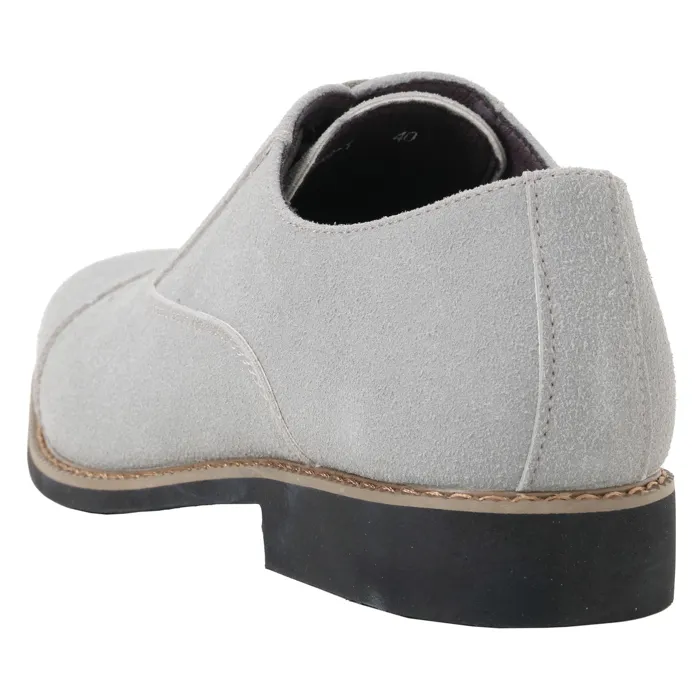 Henk ter Horst Scarpa stringata in pelle scamosciata Grigio