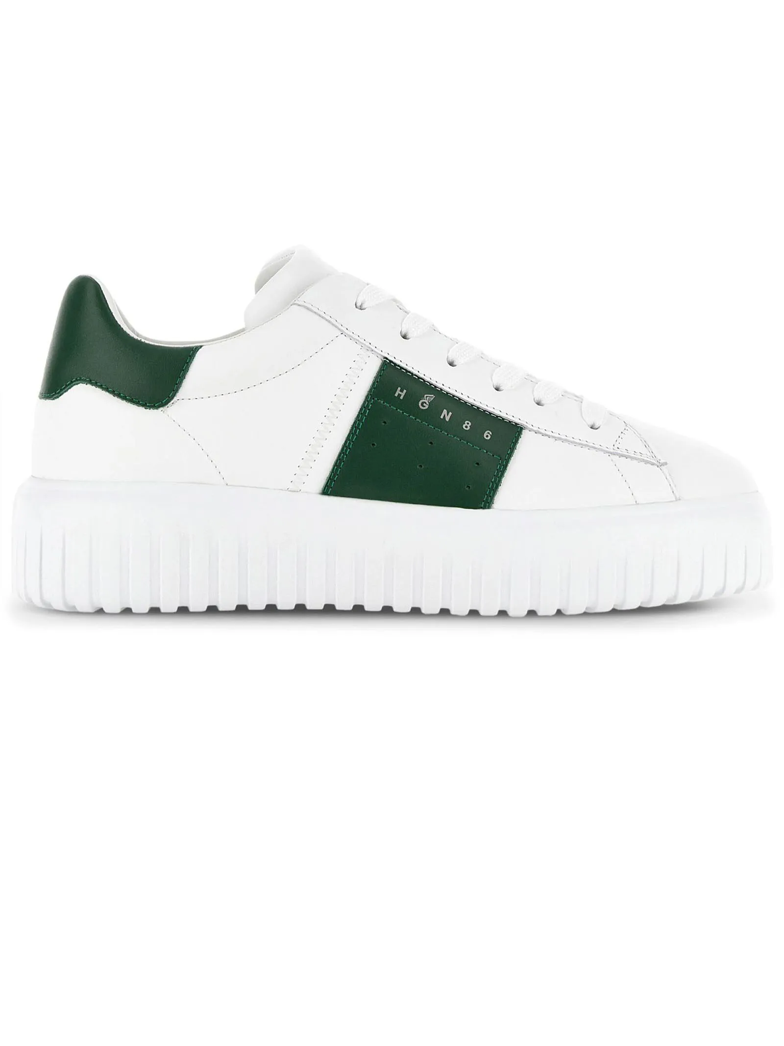 HOGAN Calzature,Sneakers white leather H-stripes sneakers 