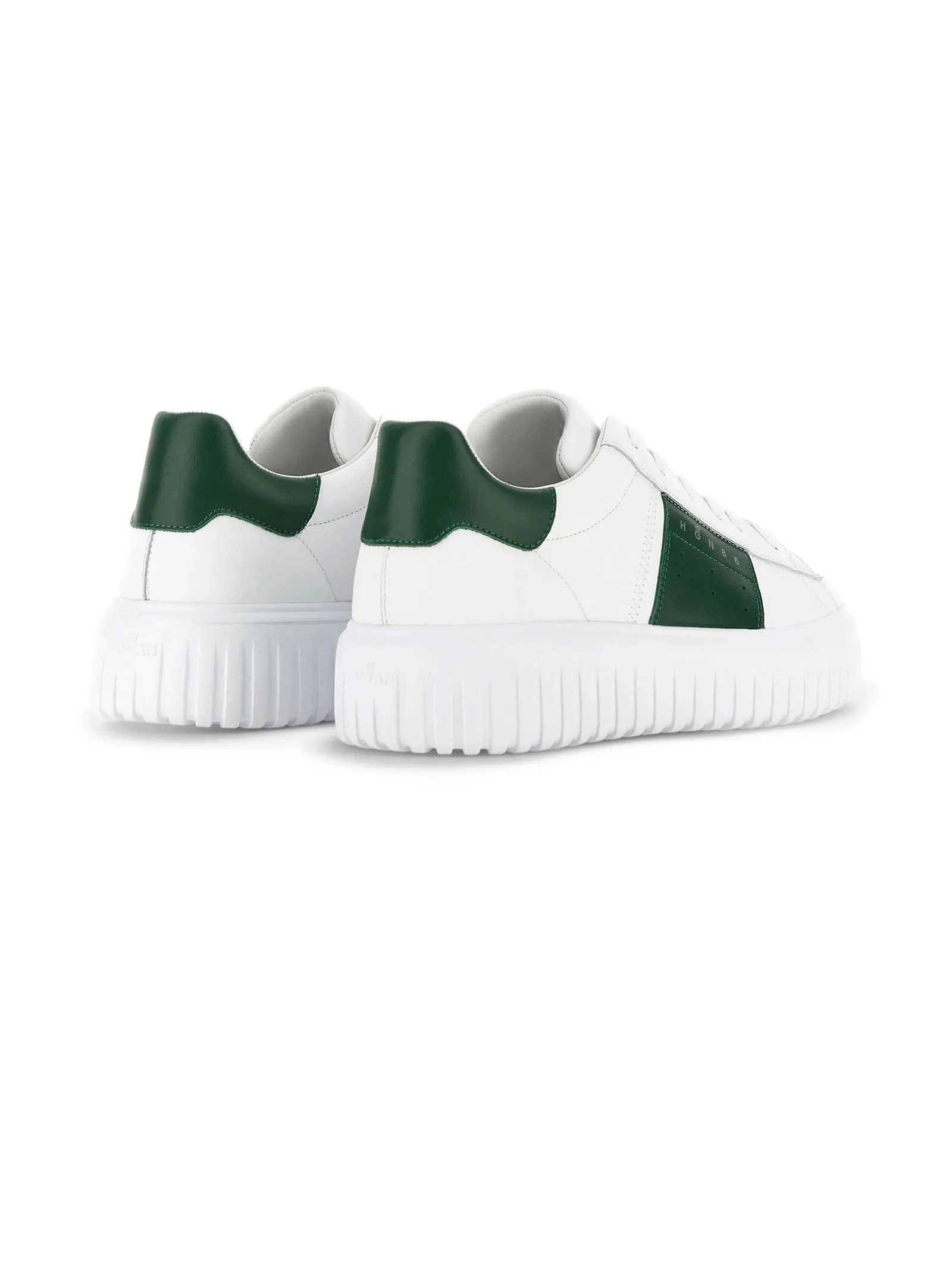 HOGAN Calzature,Sneakers white leather H-stripes sneakers 
