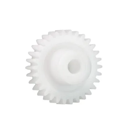 Ingranaggio cilindrico Igus, modulo 1.25, 35 denti, passo Ø 43.75mm, semigiunto Ø 18mm, foro Ø 8mm, in Iguform S270