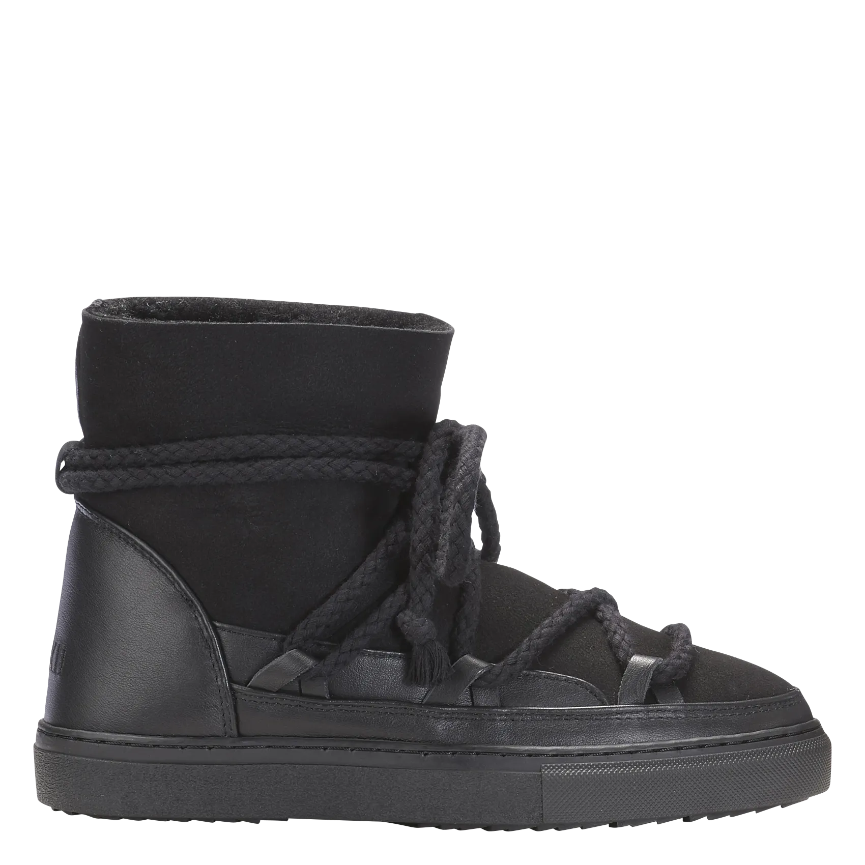 INUIKII   CLASSIC - Stivaletti imbottiti in pelle scamosciata | Nero