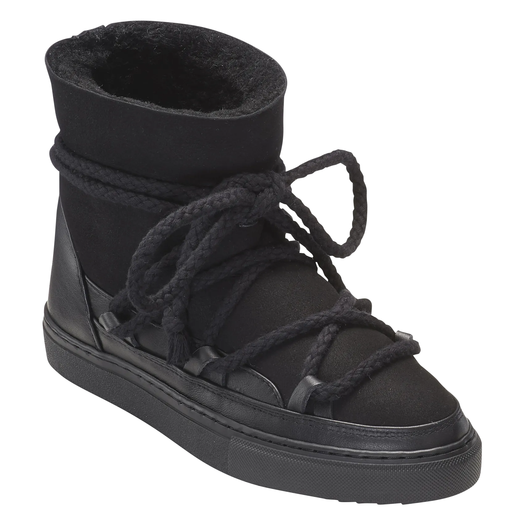  INUIKII   CLASSIC - Stivaletti imbottiti in pelle scamosciata | Nero